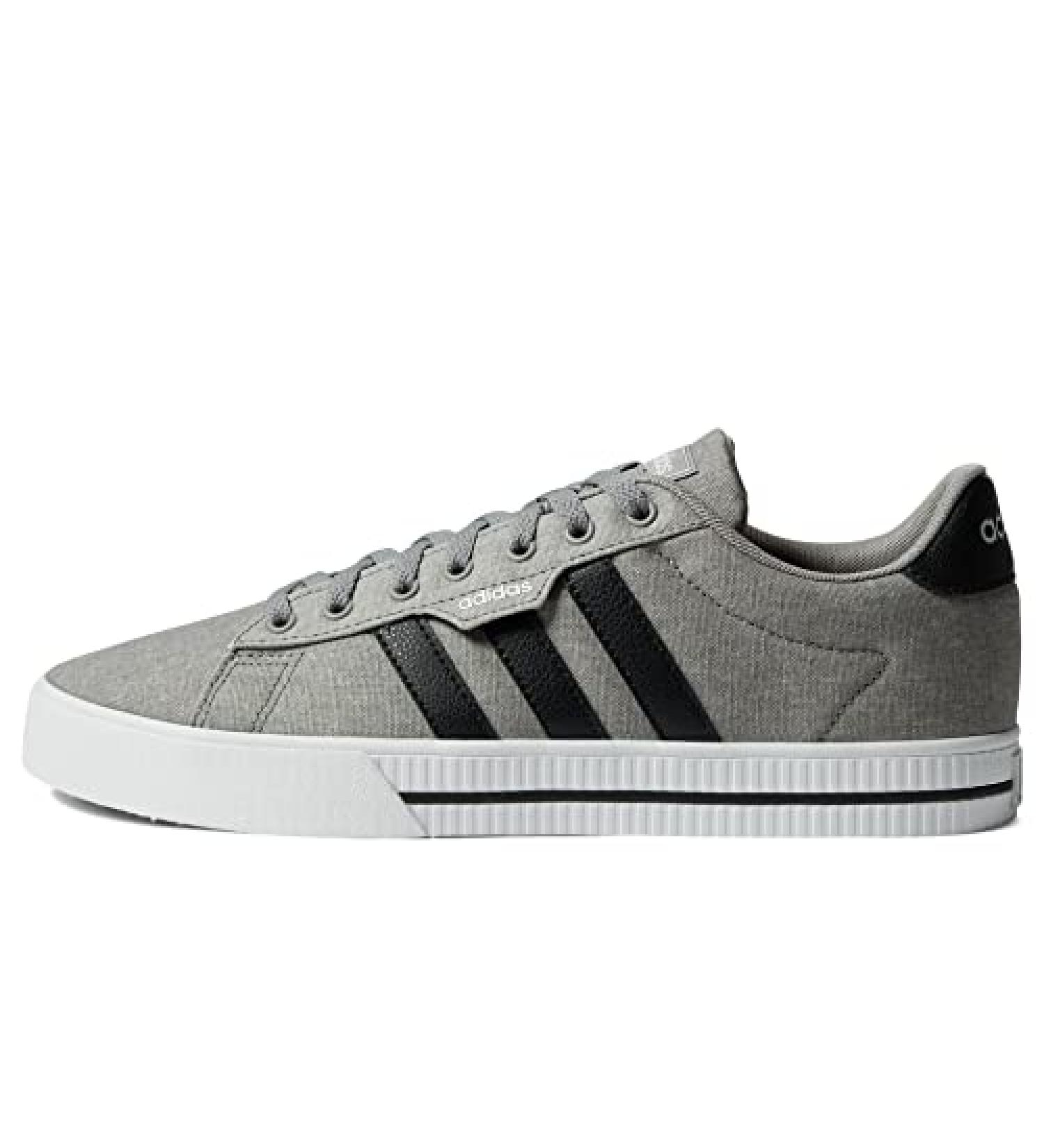 adidas Men's Daily 3.0 Skate Shoe 11 - Dove Grey/Black/White - Buy Online on GoSupps.com