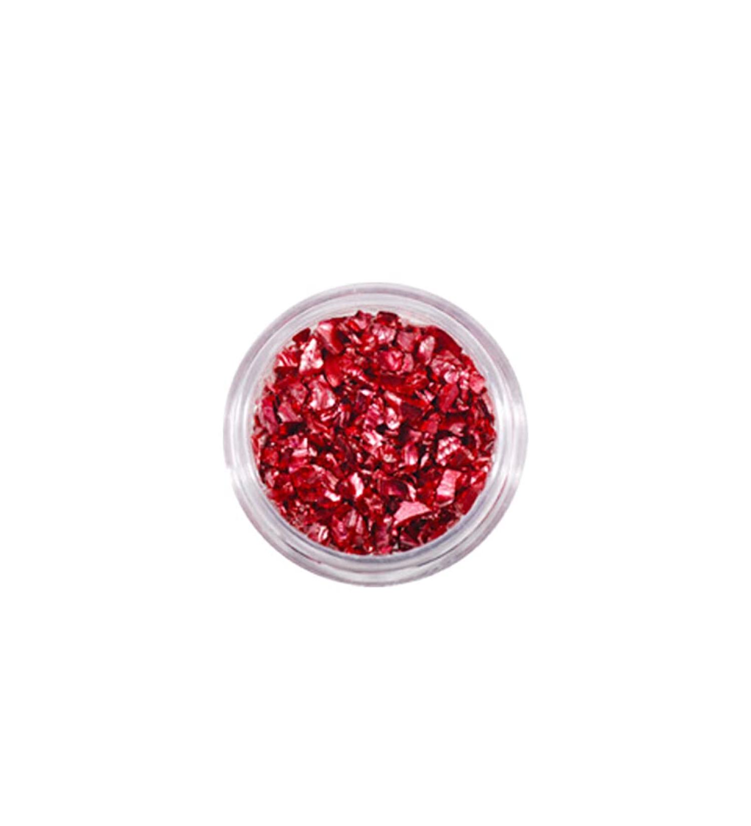 dijiusidy Nail Art Crushed Glass Stones Irregular Glitter Crystal Fragment DIY Rhinestone Fillers Mobile Phone Jewelry Making Bright Red - Buy Online on GoSupps.com