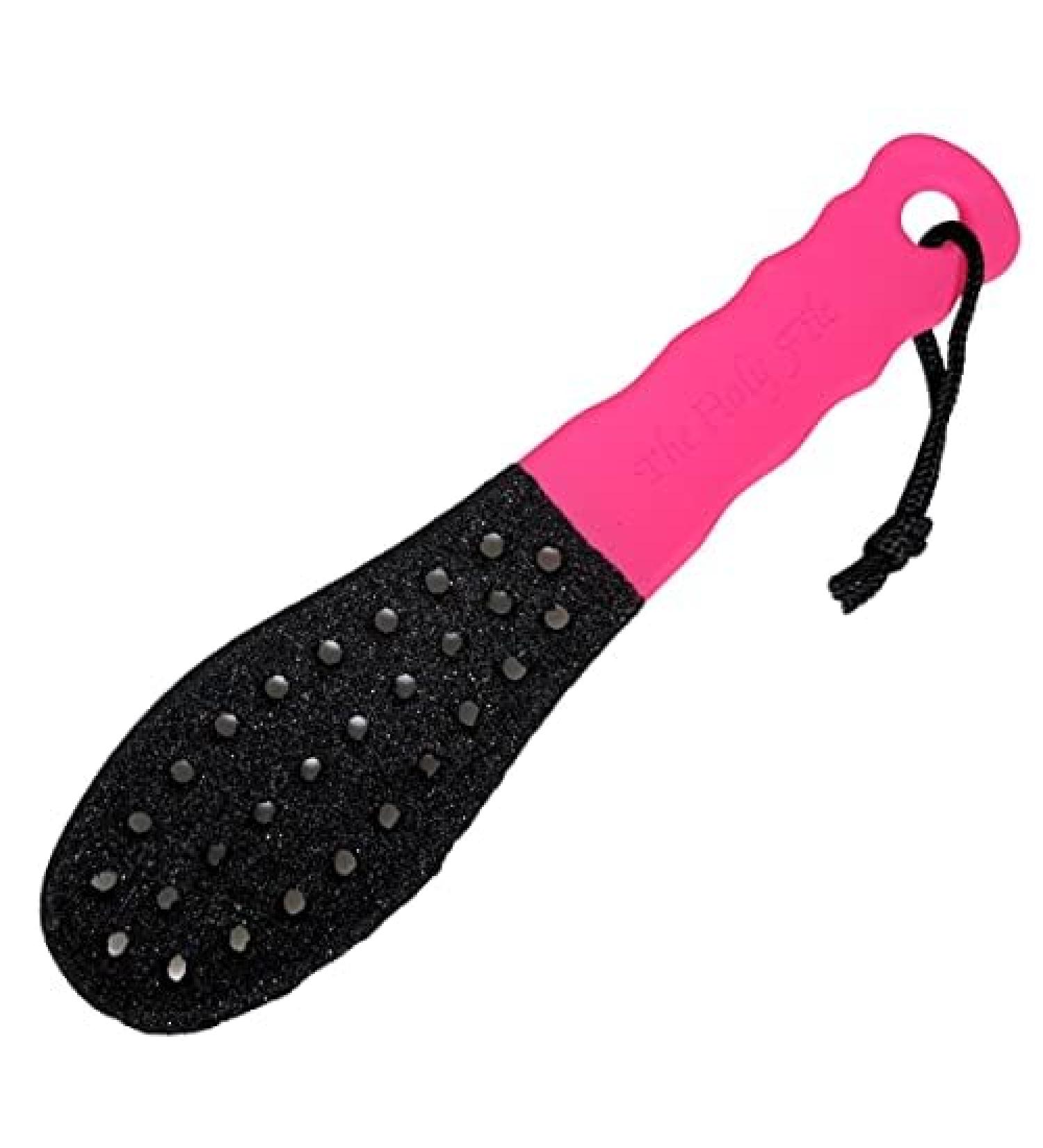 Holy Coarse Foot File (Pink) Double Sided Patented Callus Rasp and Foot Scrubber: Best Dead Skin Remover and Cracked Heel Smoother The Ultimate 360 Degree Emery File and Spa Tool for Pedicure.