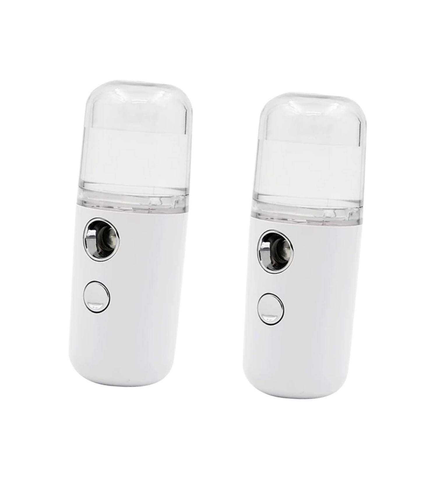 FRCOLOR 2 Pcs Portable Humidifer Mini Face Sprayer Portable Humidifier Cleaner Moisturizing Steamer 10cmX4cmx2pcs Whitex2pcs - Buy Online on GoSupps.com