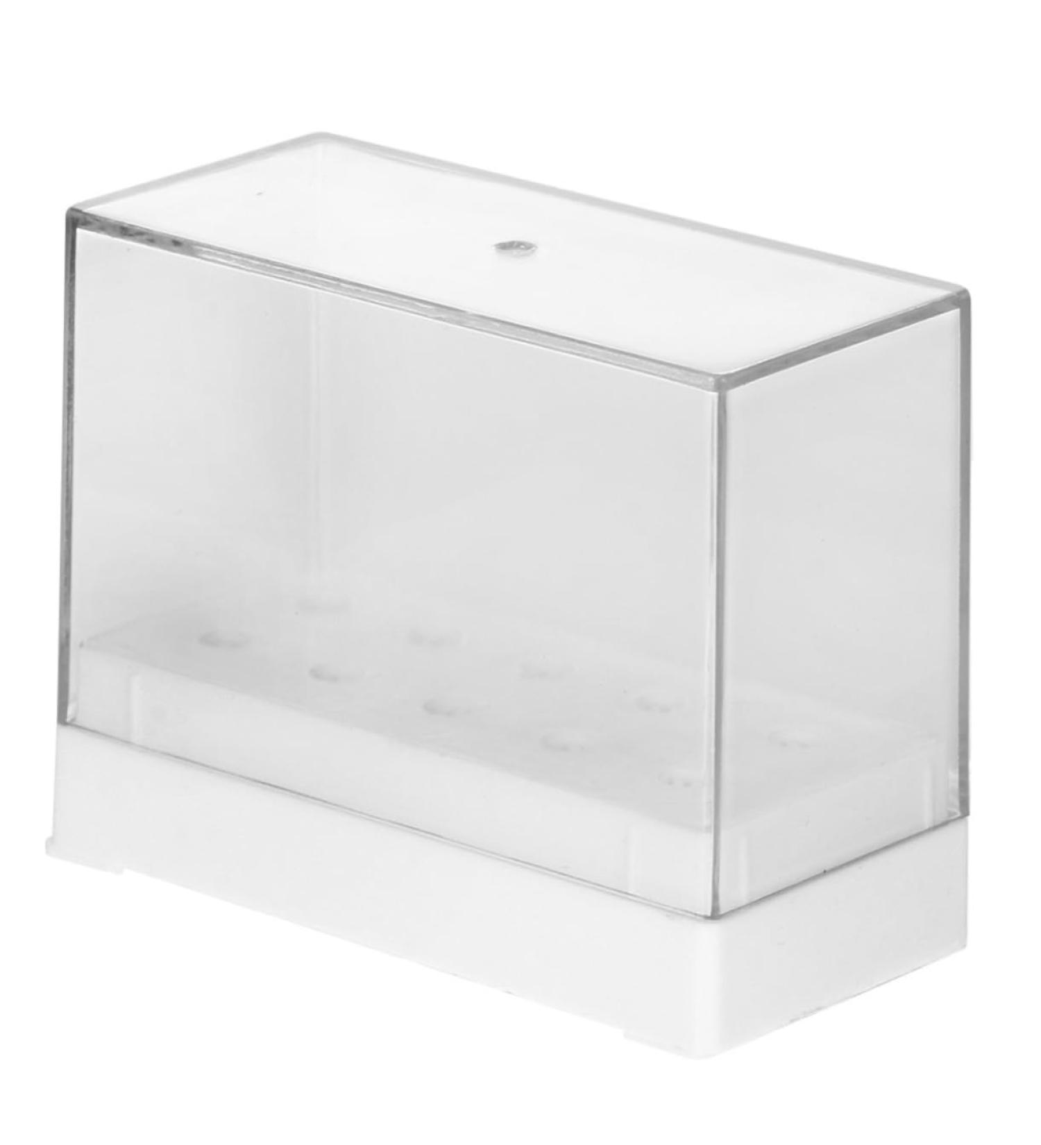 Ipetboom Multifunctional Storage Box 1pc Grinding Head Storage Box White Manicure Grinder Plastic Multi Functional Storage Box - Buy Online on GoSupps.com