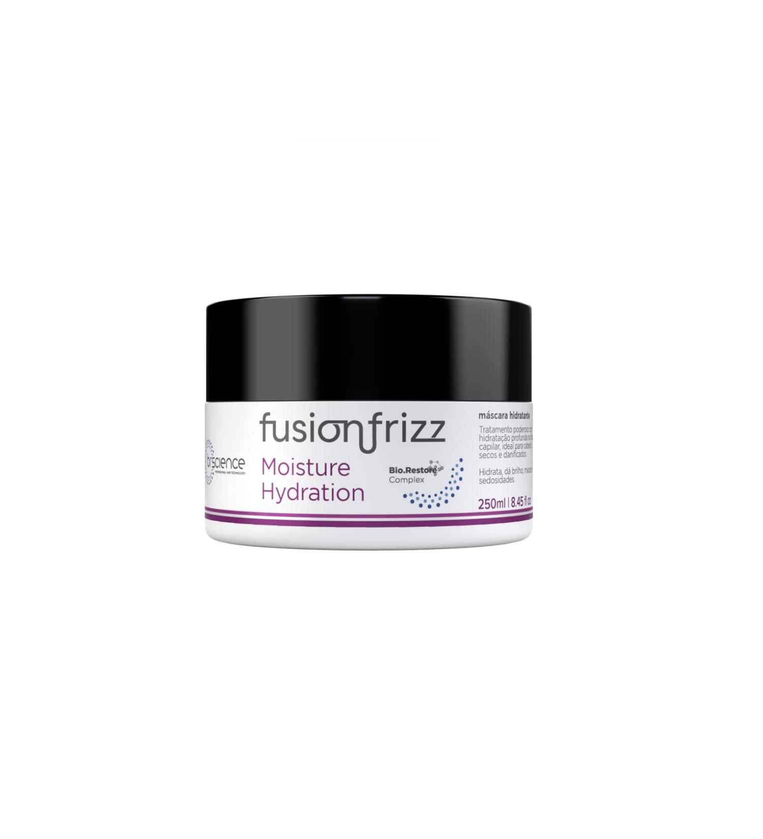 BR Science | Fusion Frizz Moisture Hydration Hair Mask | Moisturizing For Dry And Damaged Hair | 250 ml / 8.45 fl.oz.