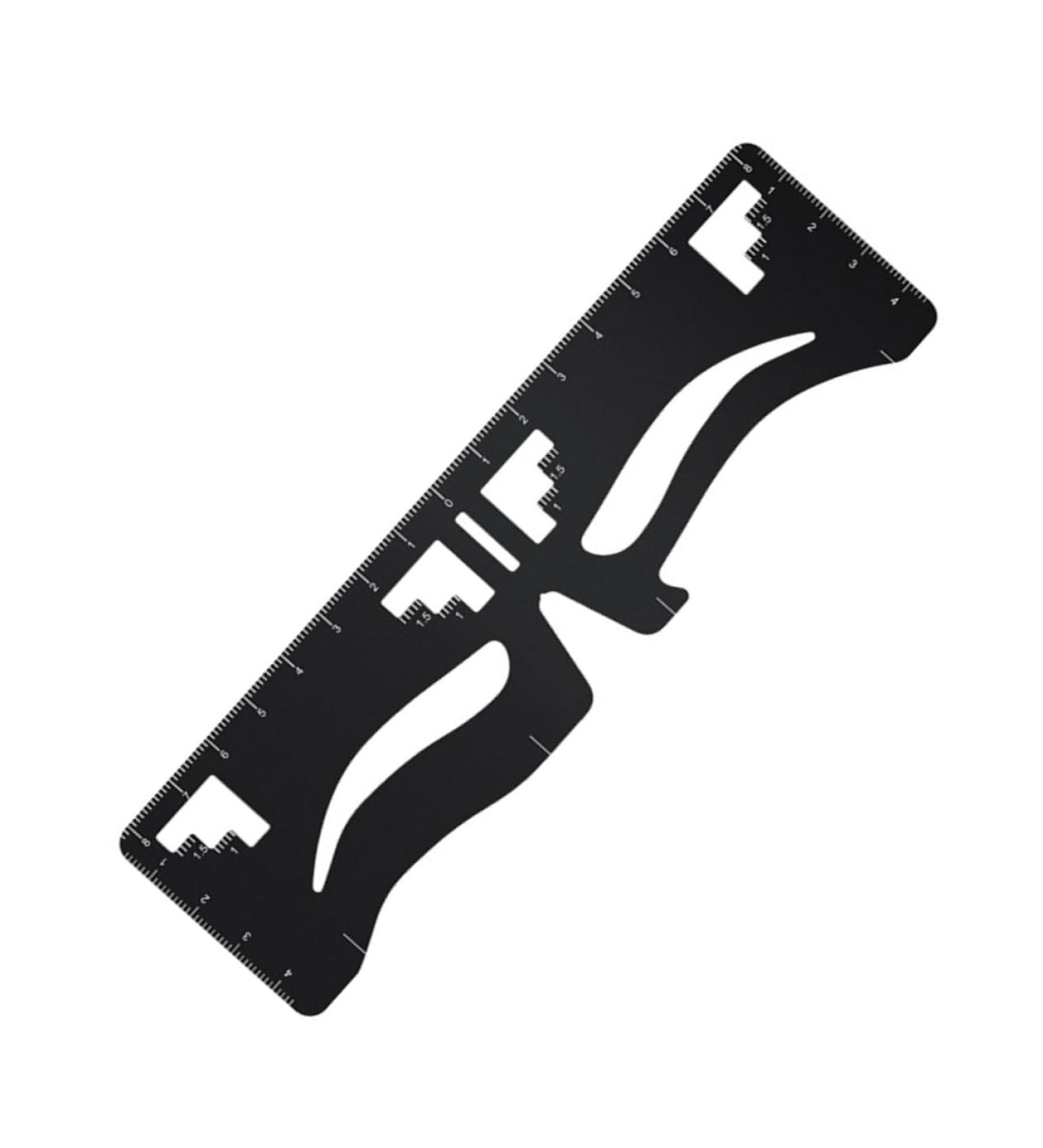 Mikinona Eyebrow Marker Eyebrow Design Eyebrow Card Brow Measuring Tool Guide Measuring Tool Girl Makeup Tool Make up Suite - Buy Online on GoSupps.com