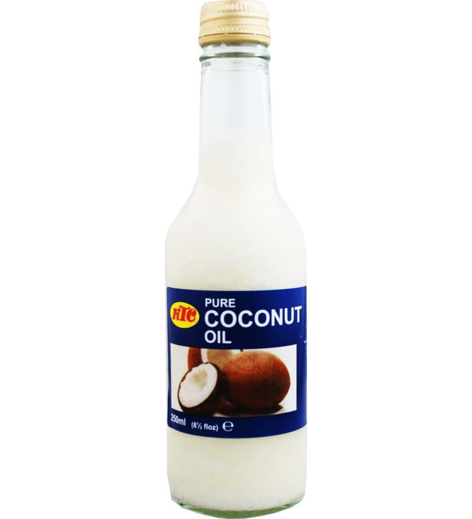 KTC 100% Pure Coconut Oil 250ml - Edible Cooking Oil
