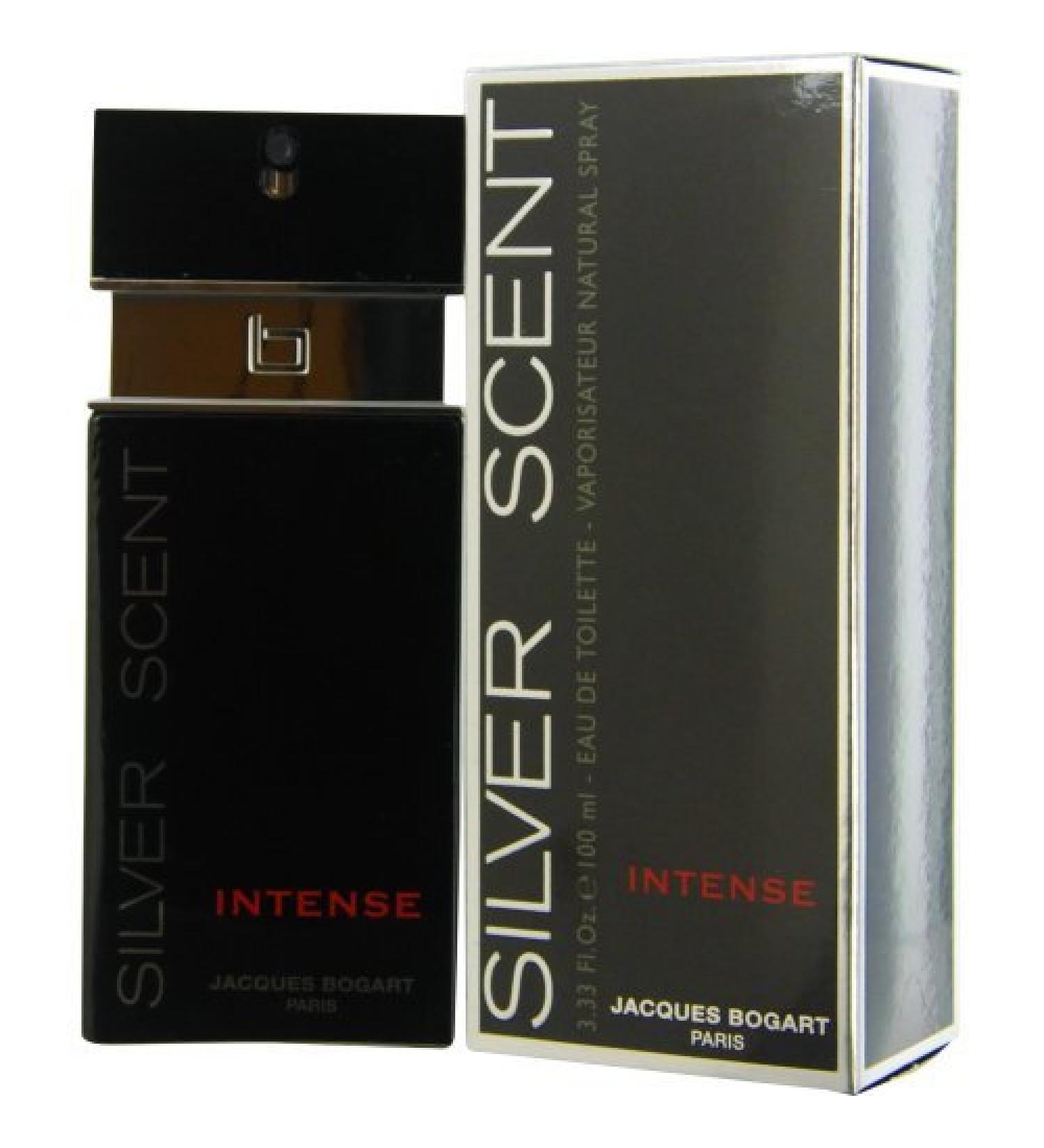 Jacques Bogart Silver Scent Intense Men Eau De Toilette Spray 3.33 Ounce (Pack of 5)