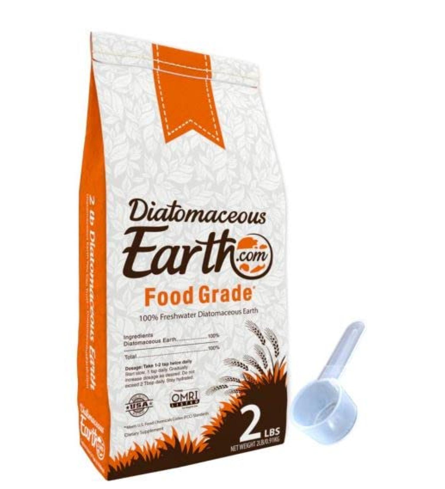 DiatomaceousEarth Food Grade DE 2 lb - 100% Organic All Natural Powder - Buy Online on GoSupps.com