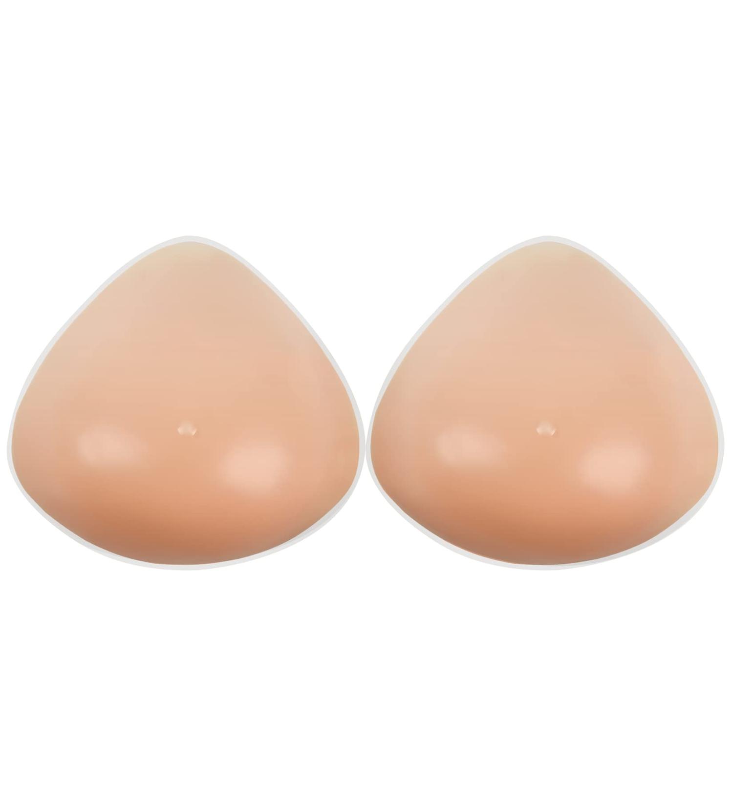 Vollence Triangular Silicone Breast Forms - Mastectomy Prosthesis for Crossdressers & Transvestites - Buy Online on GoSupps.com
