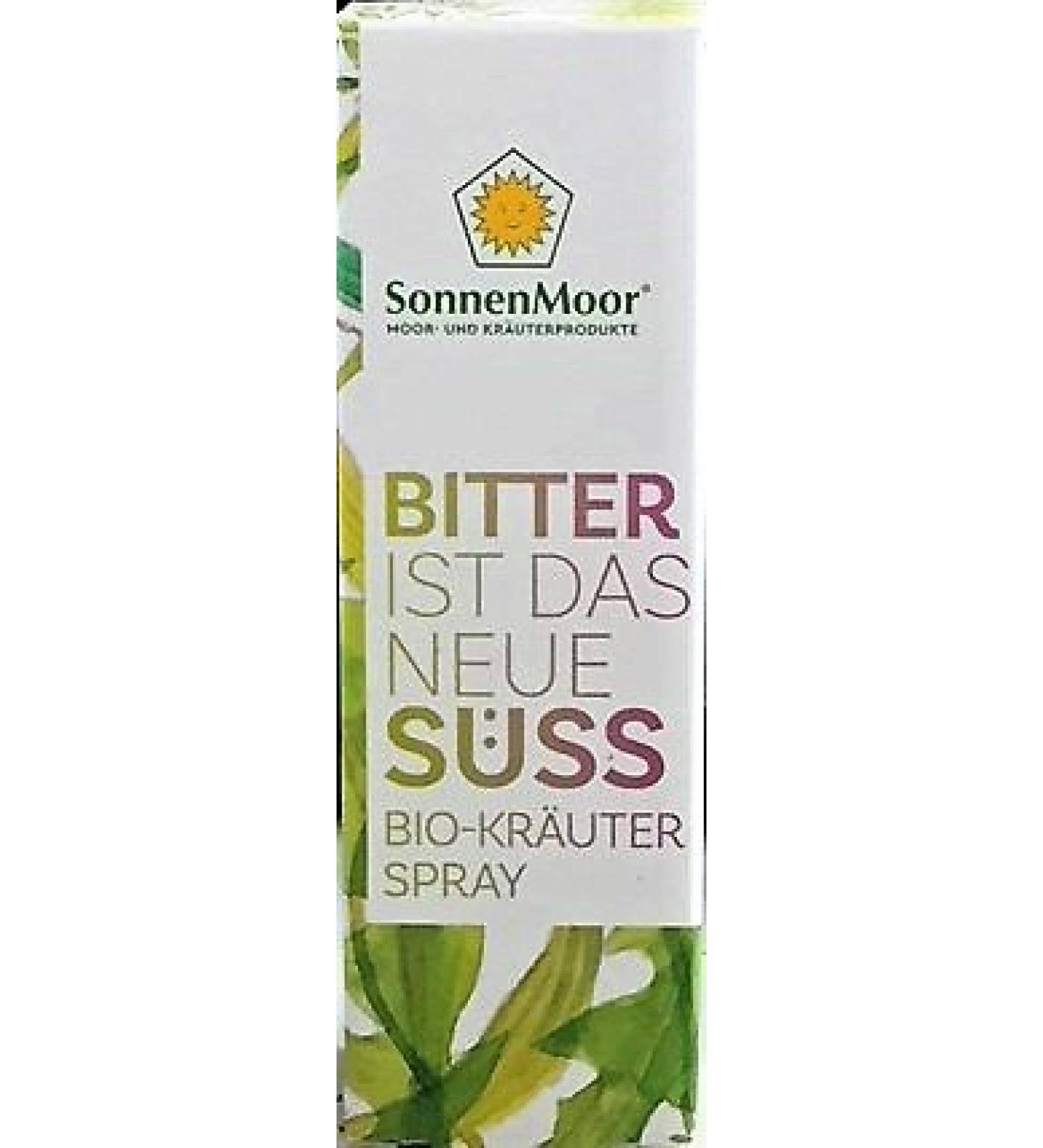  SonnenMoor Sonnenmoor: Bitter is the new sweet organic herbal spray 3 x 20 ml - Buy Online on GoSupps.com