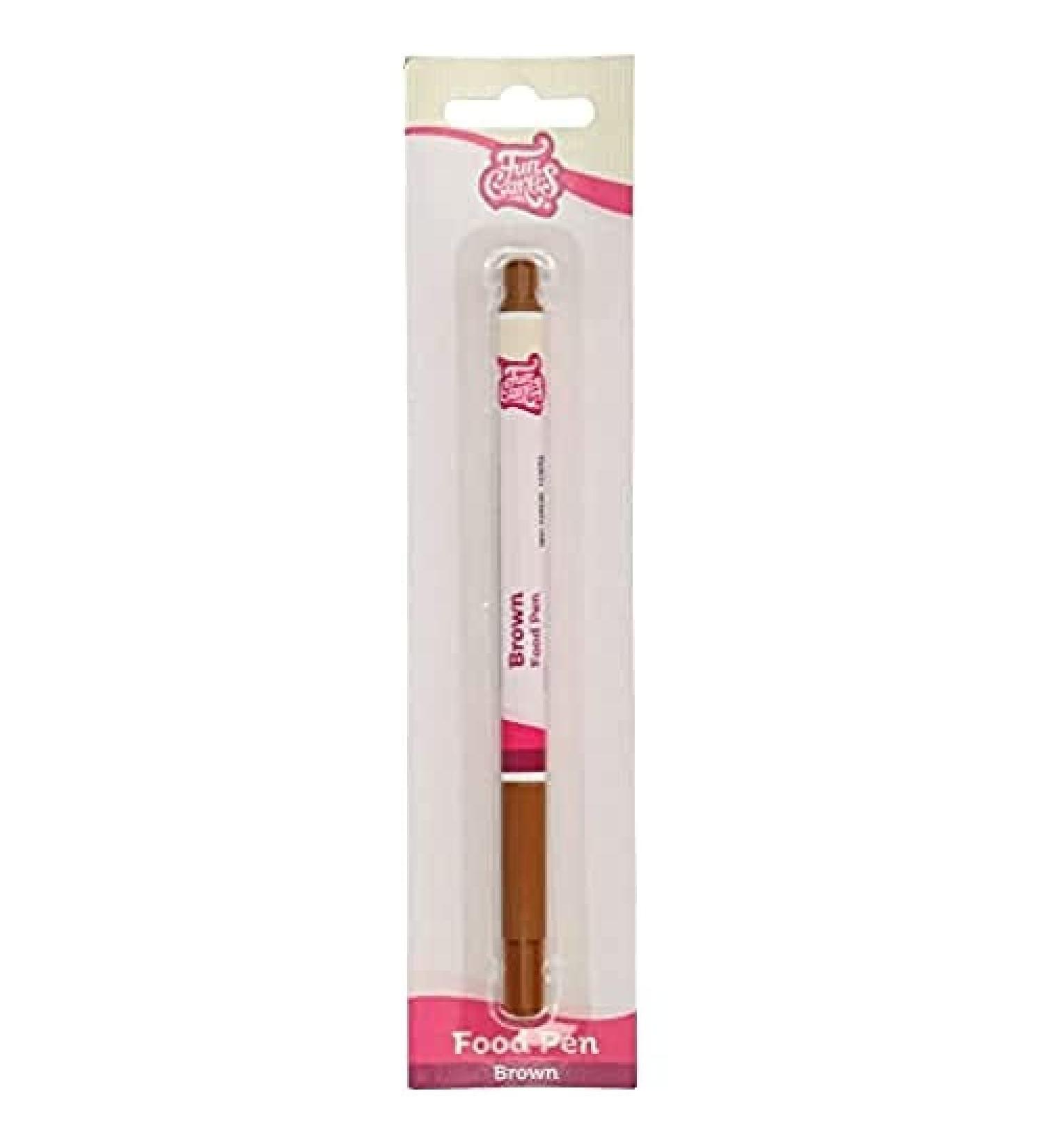 FunCakes Food Pen Brown: Writer with 100% Edible Ink Flexible Tip for both thick and thin lines.Great for personalizing your treats with Messages Quick drying time Halal certified - Buy Online on GoSupps.com