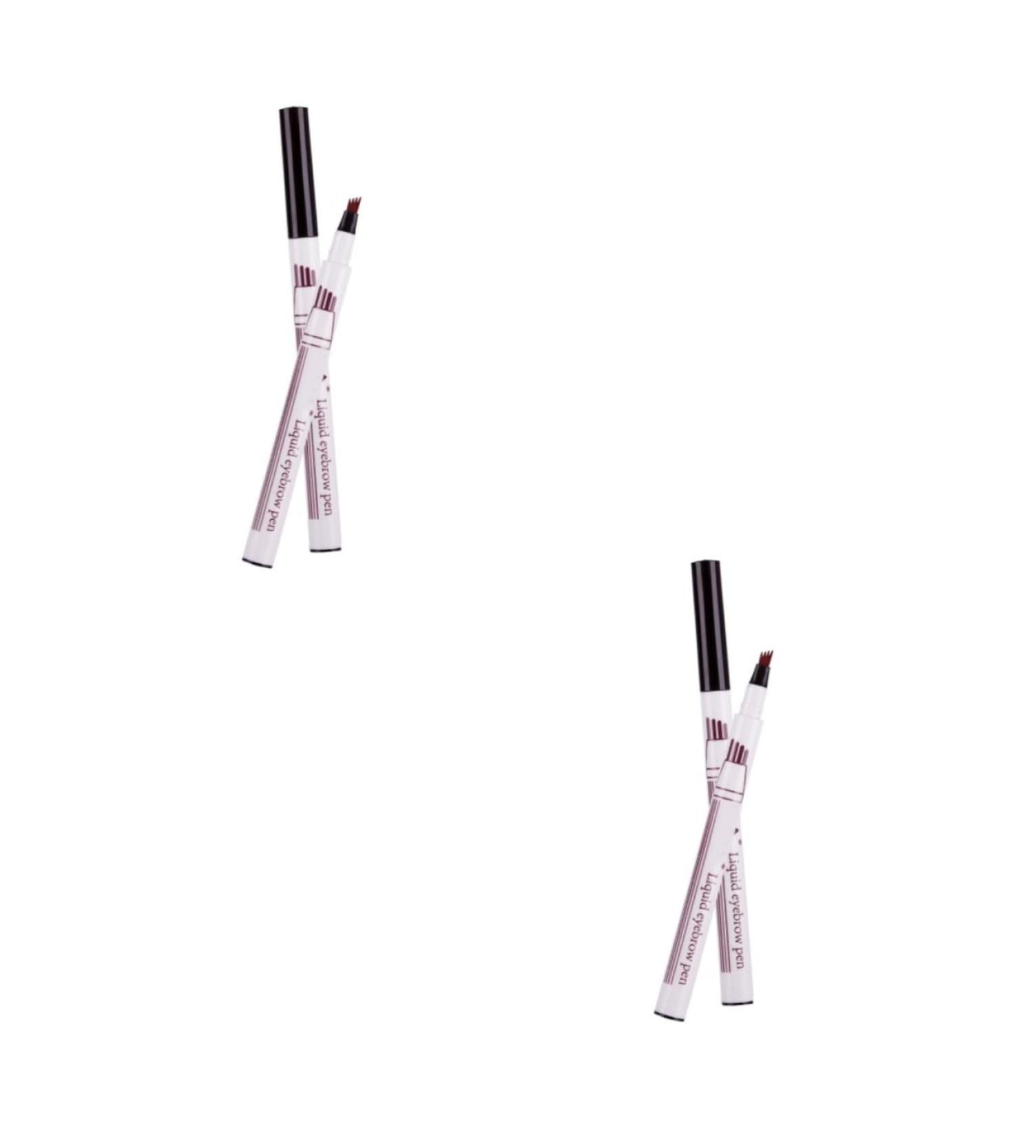 Beavorty Liquid Eyebrow Pen 2pcs Eyebrow Pencil Eyebrow Makeup Tool Waterproof Eyebrow Pen Miss Liquid Eyebrow Powder 1 count (Pack of 1) As Shownx2pcs - Buy Online on GoSupps.com