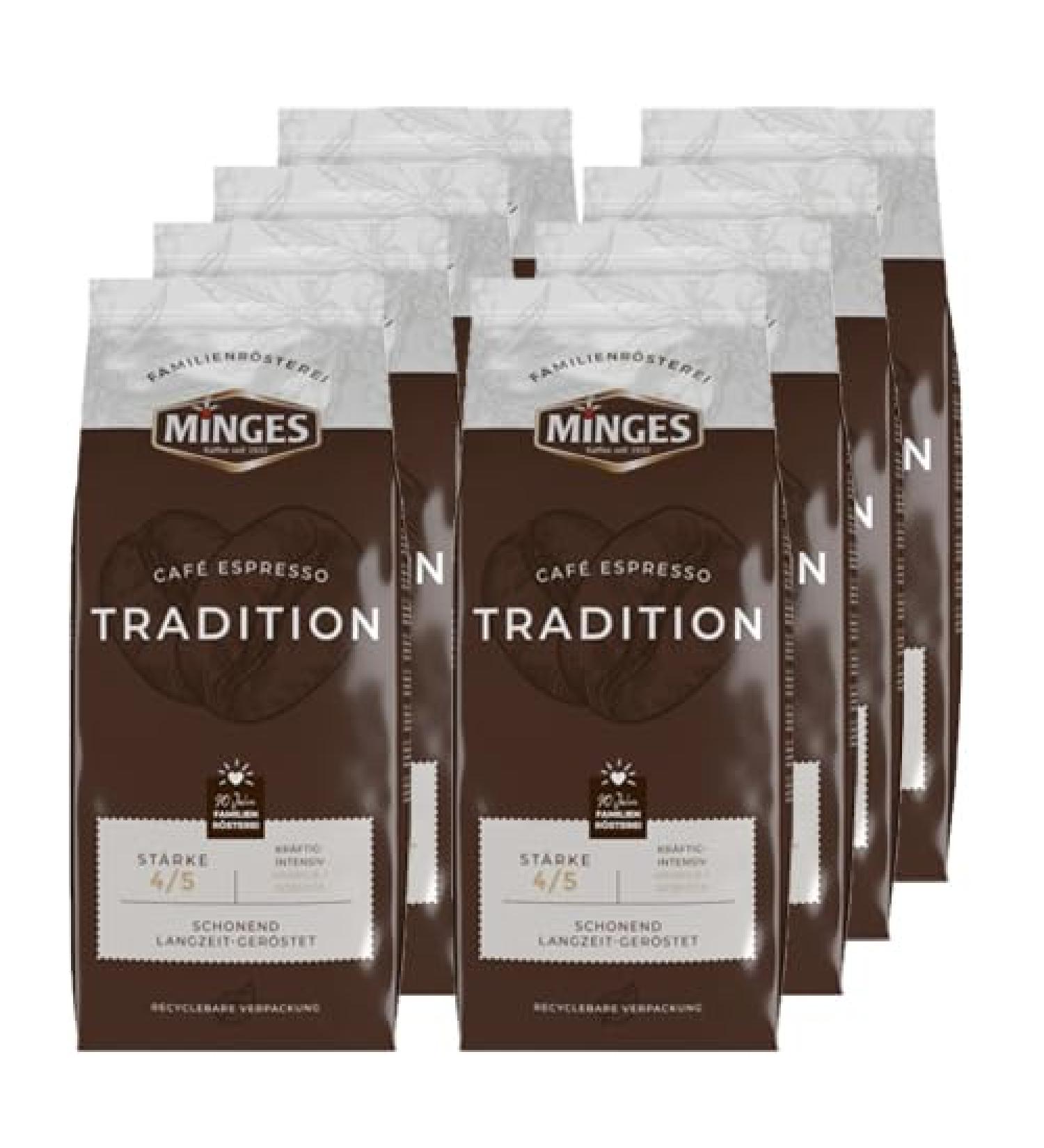 Minges - Espresso Tradition Beans - 8x 1kg