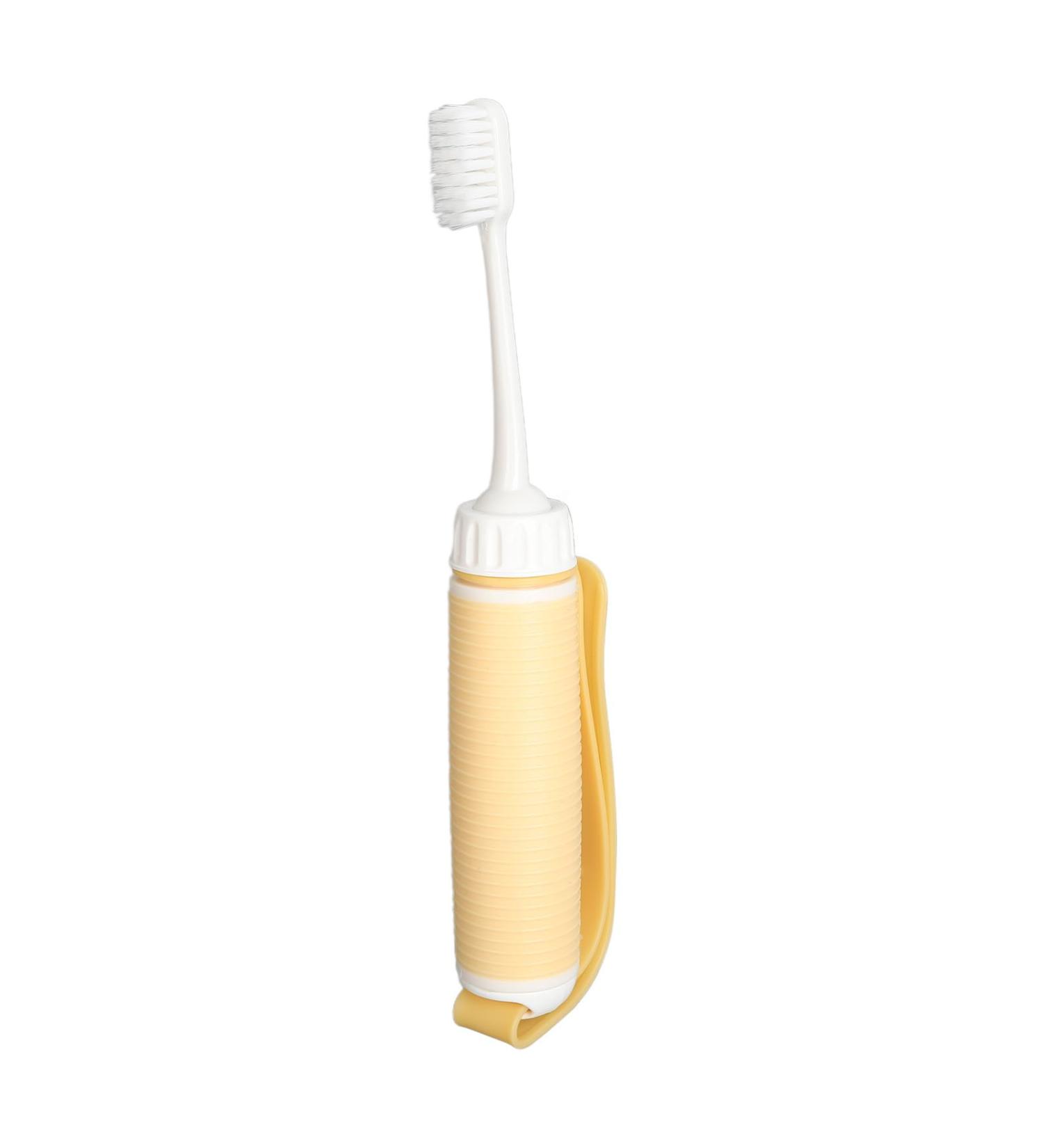 Adjustable Soft Brush Toothbrush with Interchangeable Head & Handle - No-Slip Design for Home Use - Buy Online on GoSupps.com