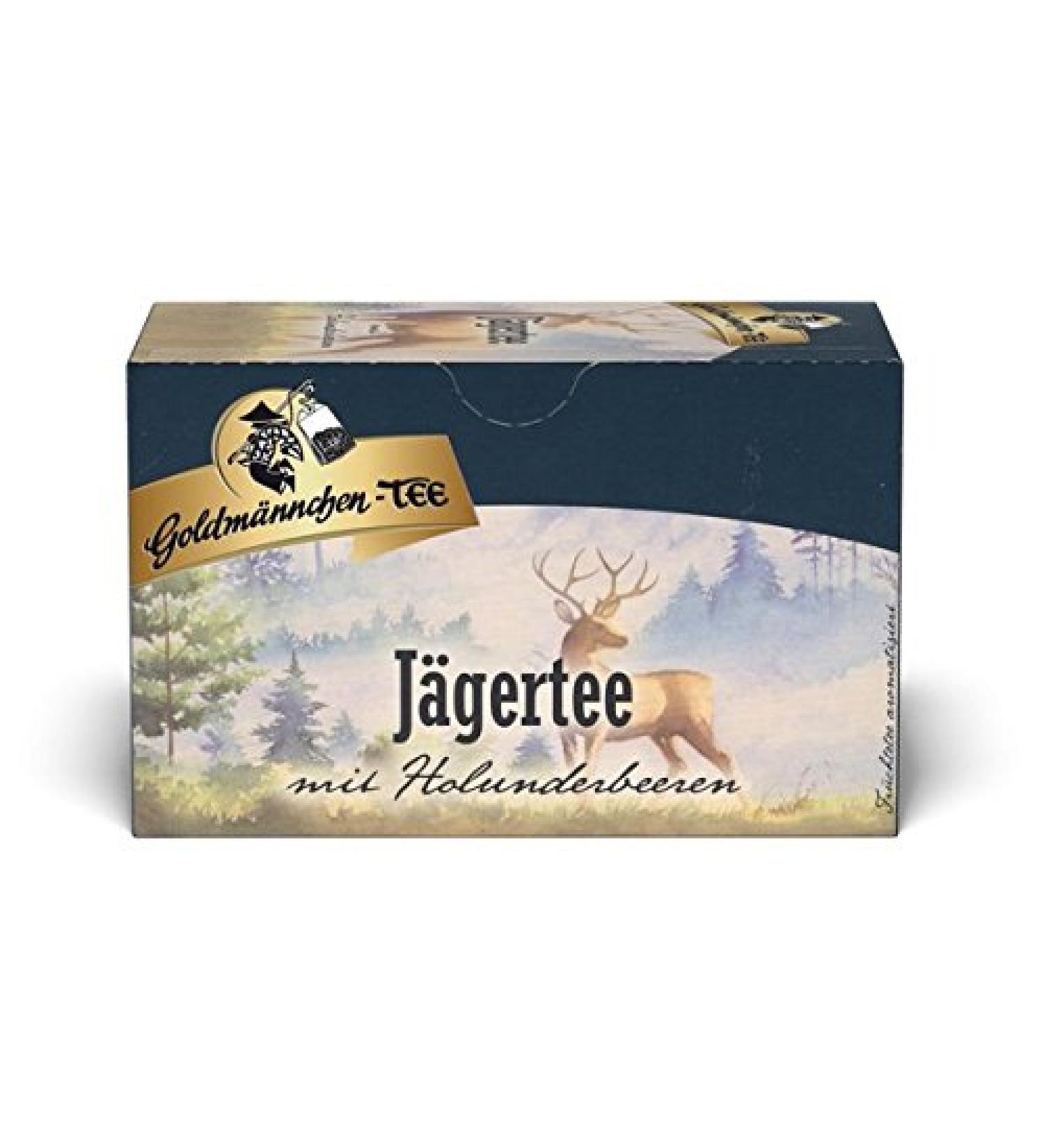 Goldm nnchen Tea Hunter's Tea with Elderberries 20 individually sealed tea bags 6 pack (6 x 50 g)