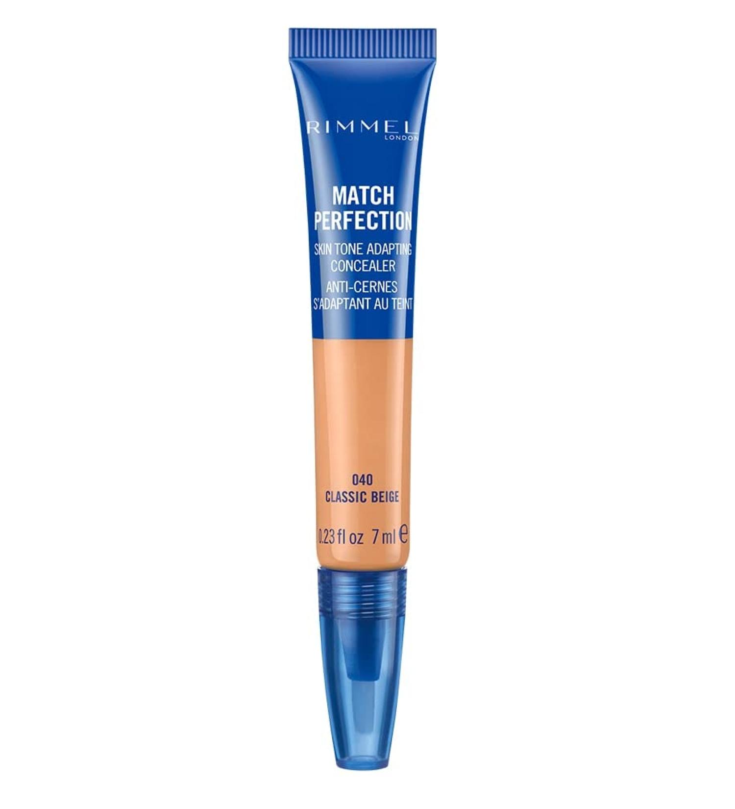 Rimmel London Match Perfection Liquid Concealer 040 Classic Beige 7ml - Pack of 1 - Buy Online on GoSupps.com