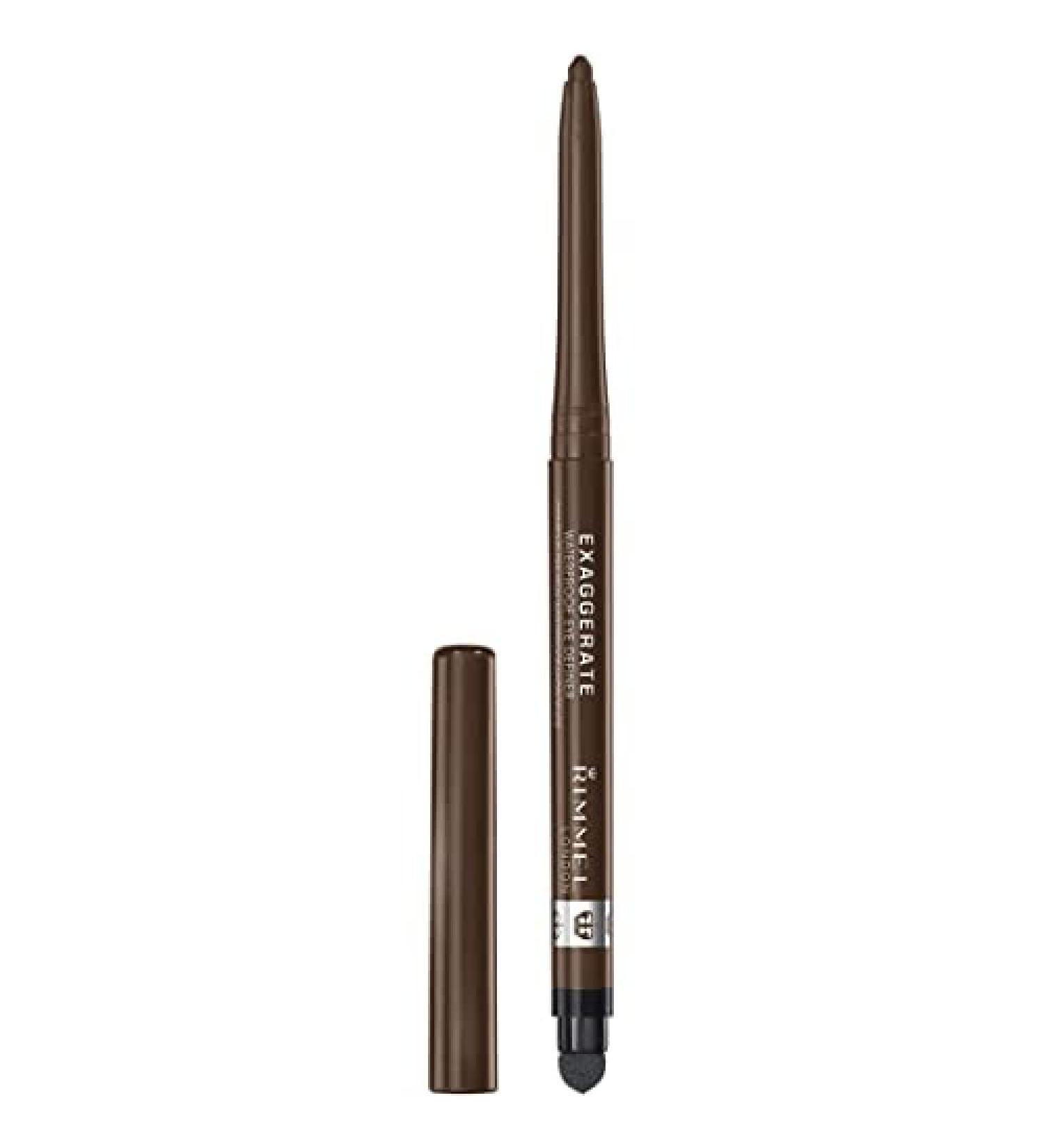 Rimmel London Exaggerate Waterproof Eye Definer - Rich Brown 28g | Long-Lasting Eyeliner - Buy Online on GoSupps.com