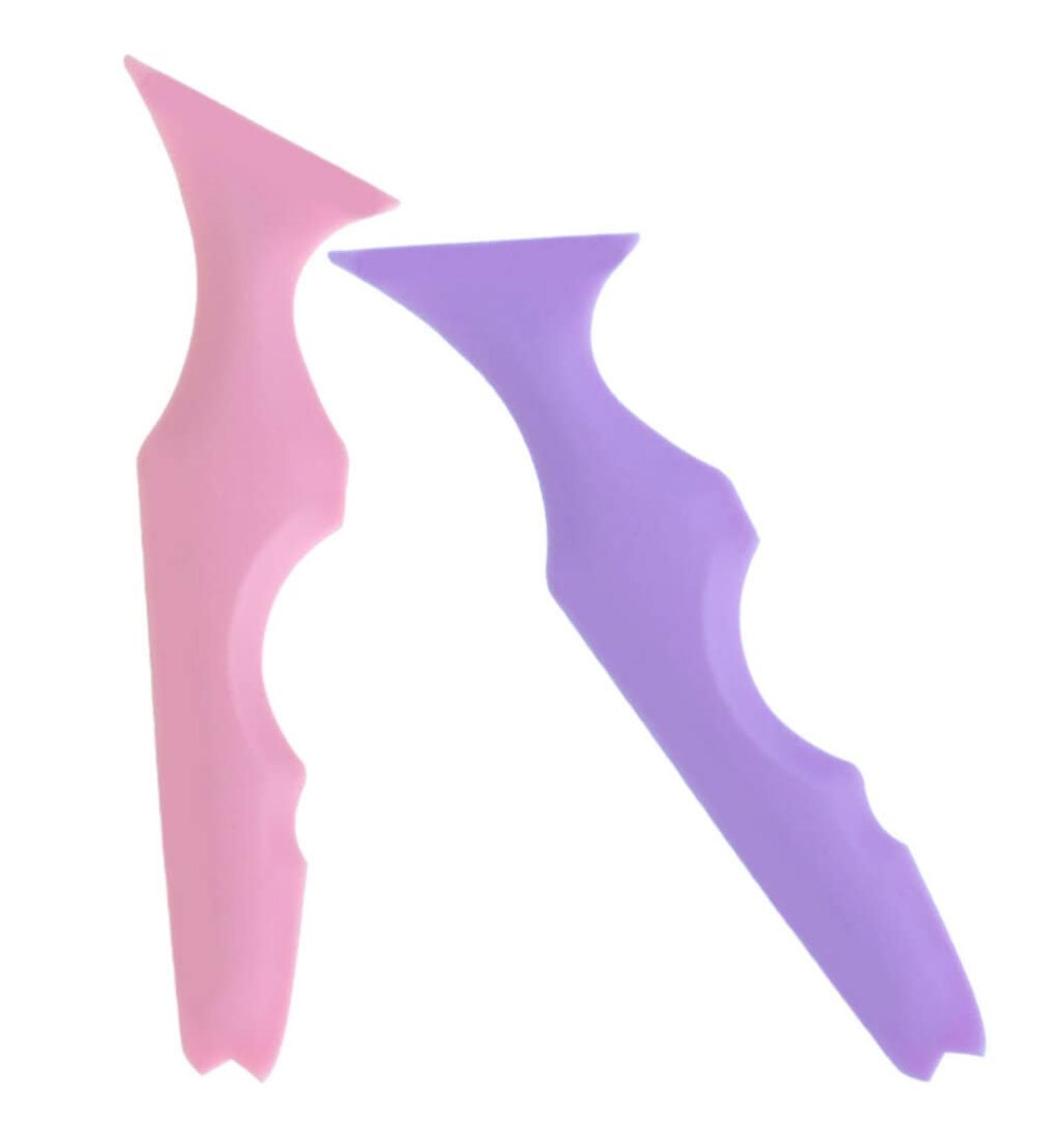 Beavorty Marscara Drawing Aid 2pcs Eyeliner Stencil Silicone Wing Tip Eyeliner Aid Eyebrow Pencil Stencil Reusable Eyeliner Applicator Guide Lipstick Tool Silicone Beauty Ruler - Buy Online on GoSupps.com