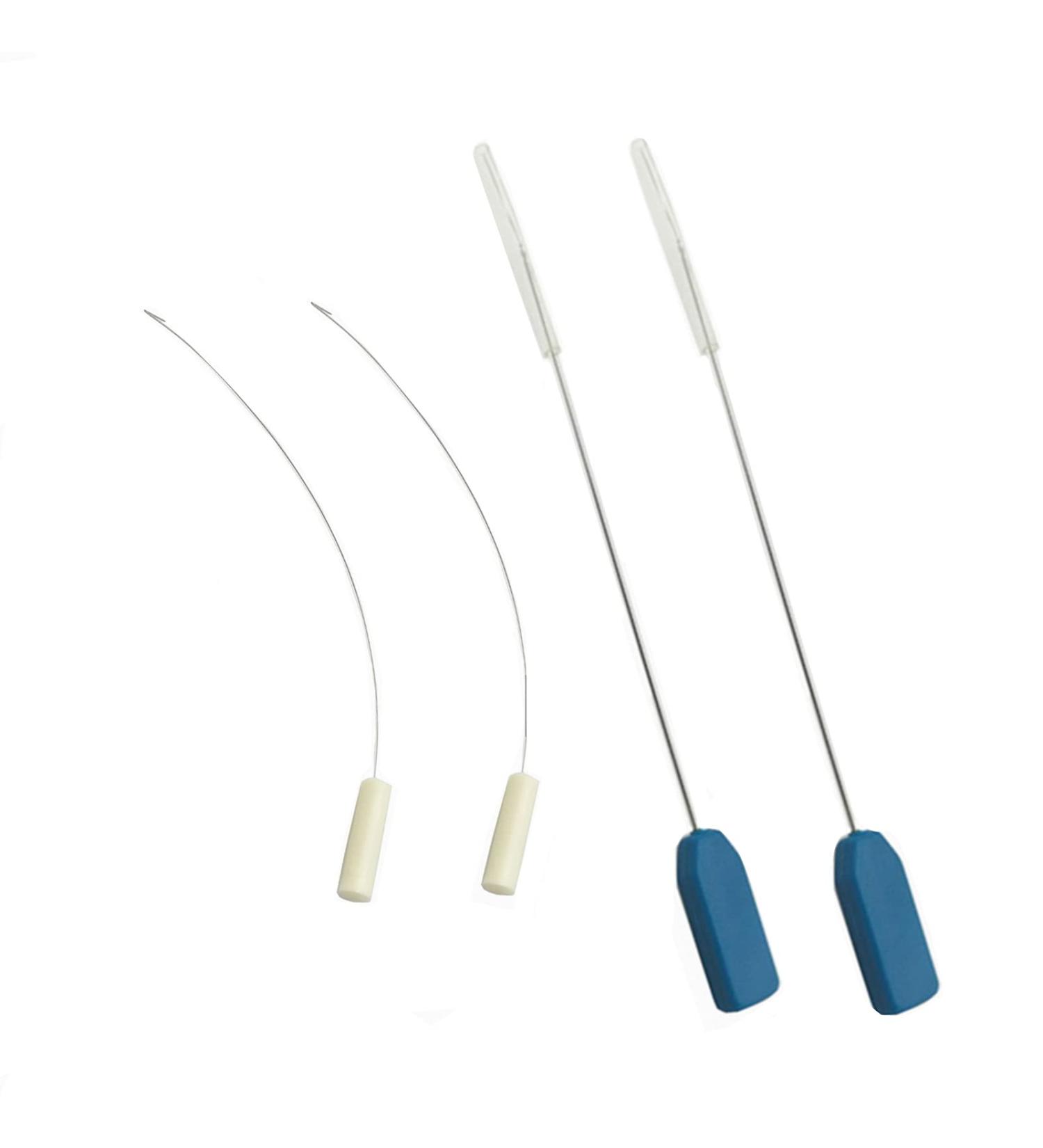 Fbshicung 4Pcs Needle Threader Set for Sewing Machine Needles - 2 Blue, 2 White - Buy Online on GoSupps.com