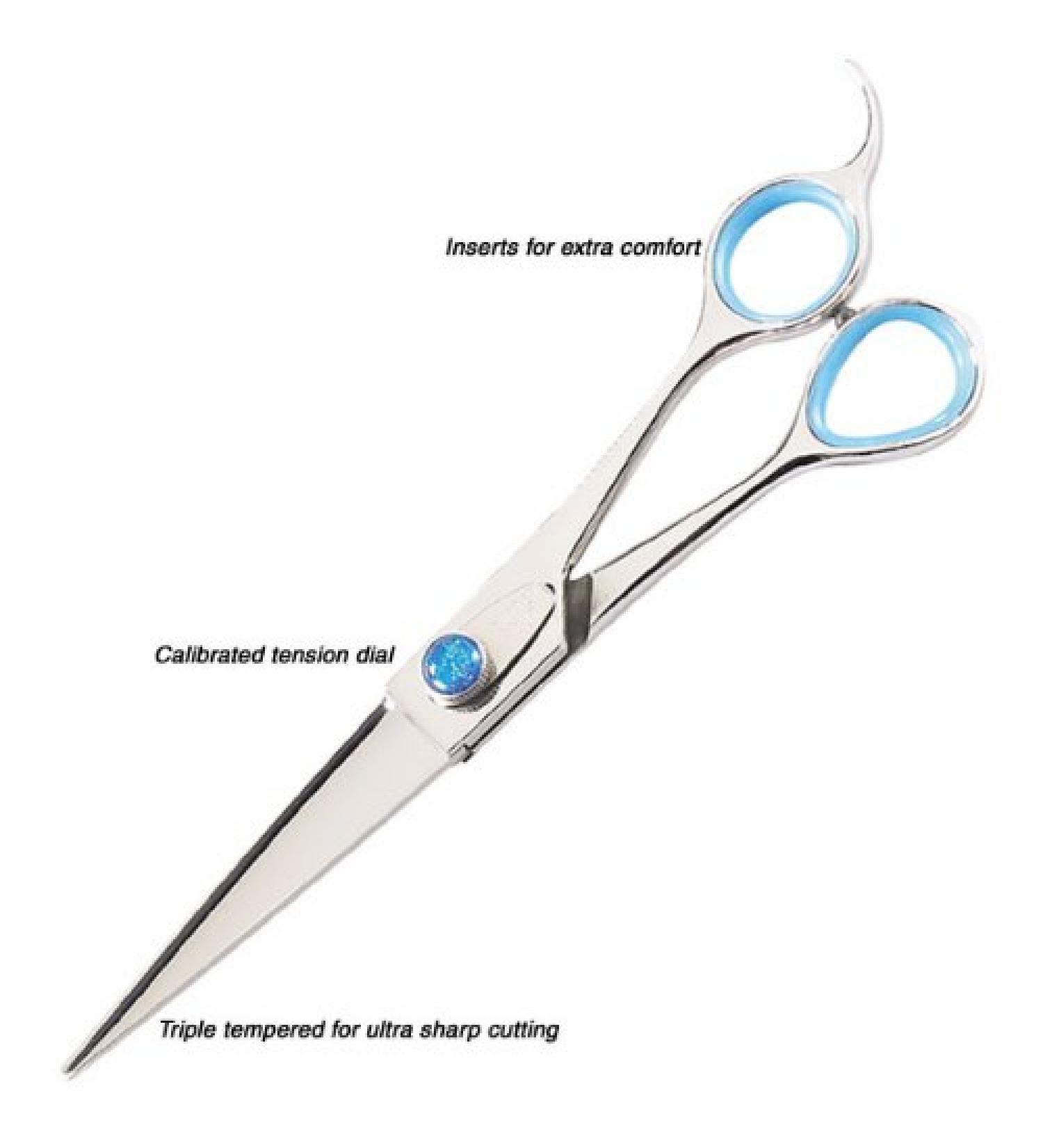 Geib Super Gator Stainless Steel Pet Straight Grooming Shears 7-1/2-Inch - Buy Online on GoSupps.com