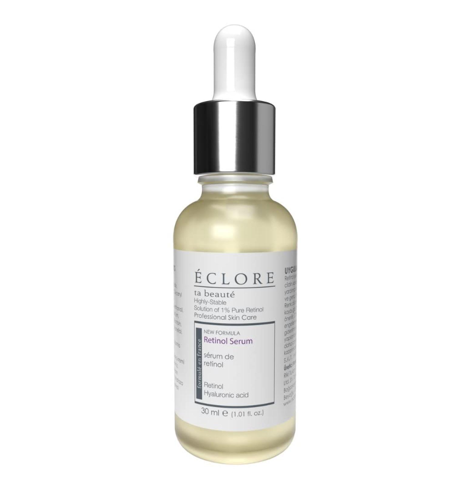Premium Retinol Serum eclore ta beaute | Anti-Aging Cream for Smoothing Fine Lines & Brightening Skin | Hydrating with Hyaluronic Acid Niacinamide & Ceramides - Buy Online on GoSupps.com