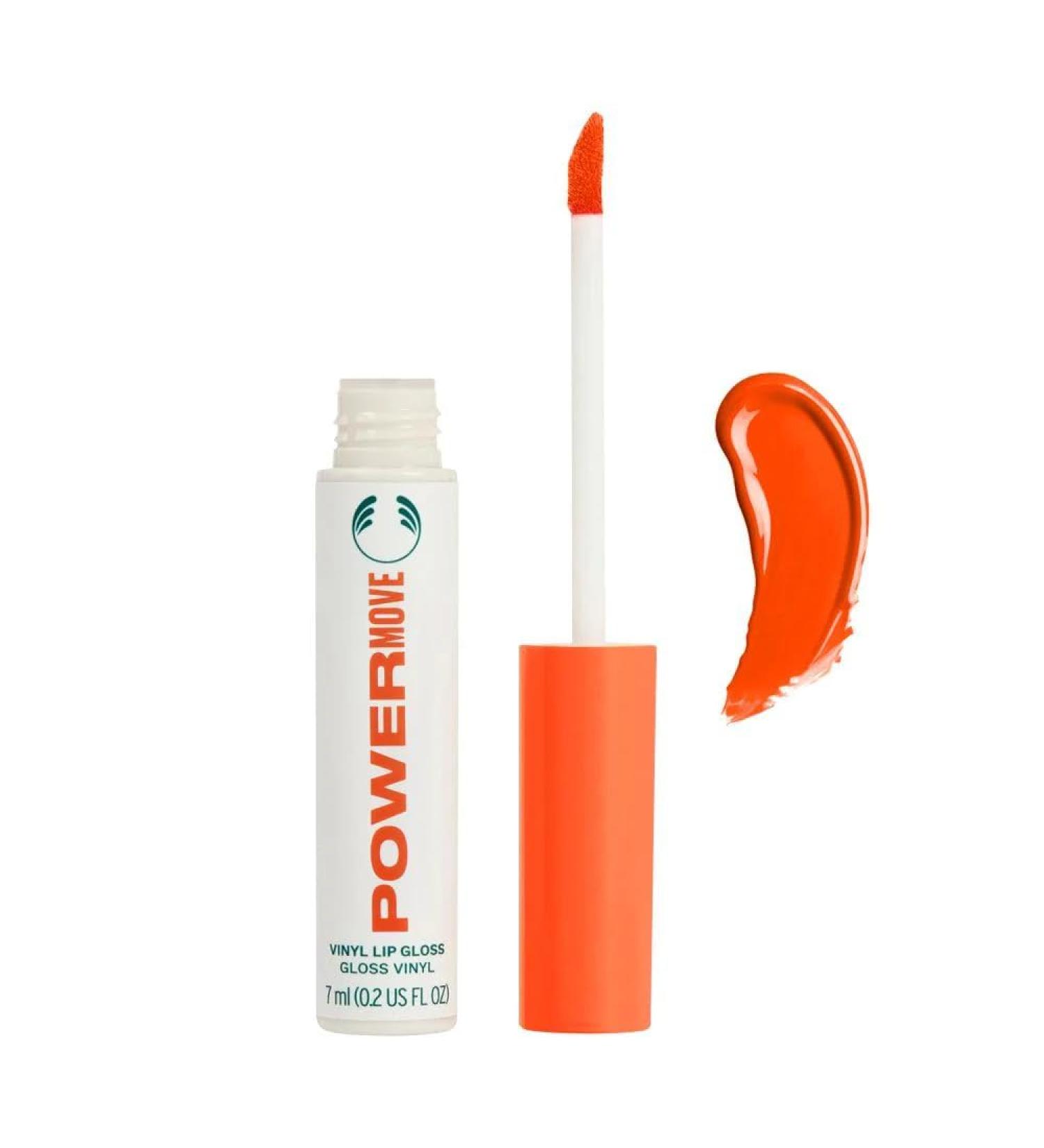 The Body Shop Speak Up Vinyl Lipgloss Bold Lip Colour Semi-gloss vinyl finish (Power Move)