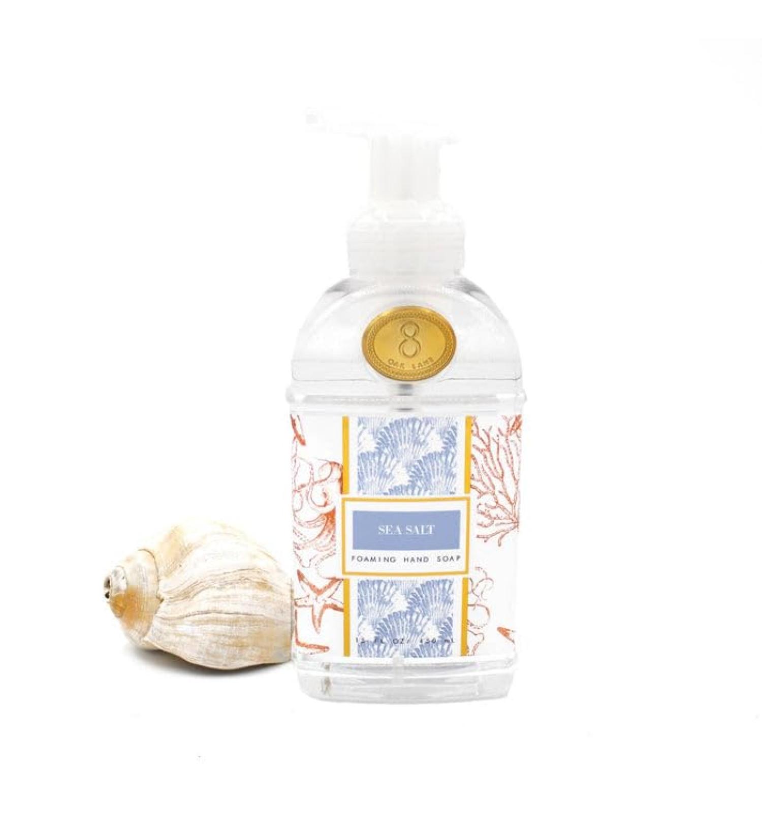 8 Oak Lane Sea Salt 15oz Foaming Hand Soap a delightful blend of bright orange blossom sweet jasmine & warm amber notes. - Buy Online on GoSupps.com