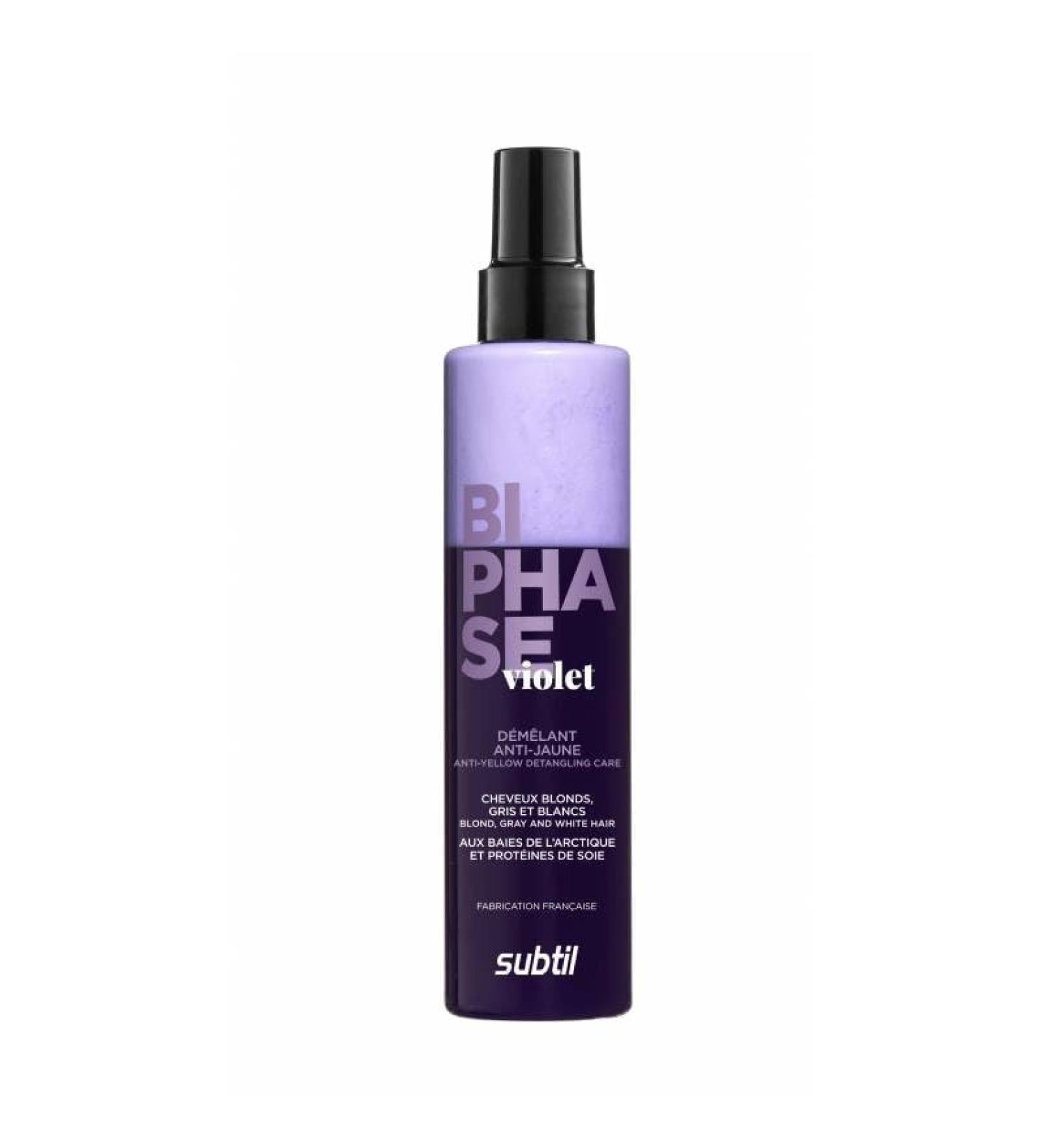 D m lant Bi-phase Violet "d jaunissant" Subtil 200ml pour cheveux blond/blanc/gris - Buy Online on GoSupps.com