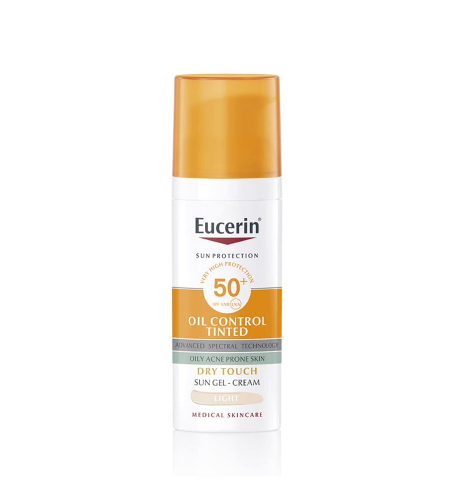 Eucerin Sun Face Oil Control Tinted Spf50 Light 50ml