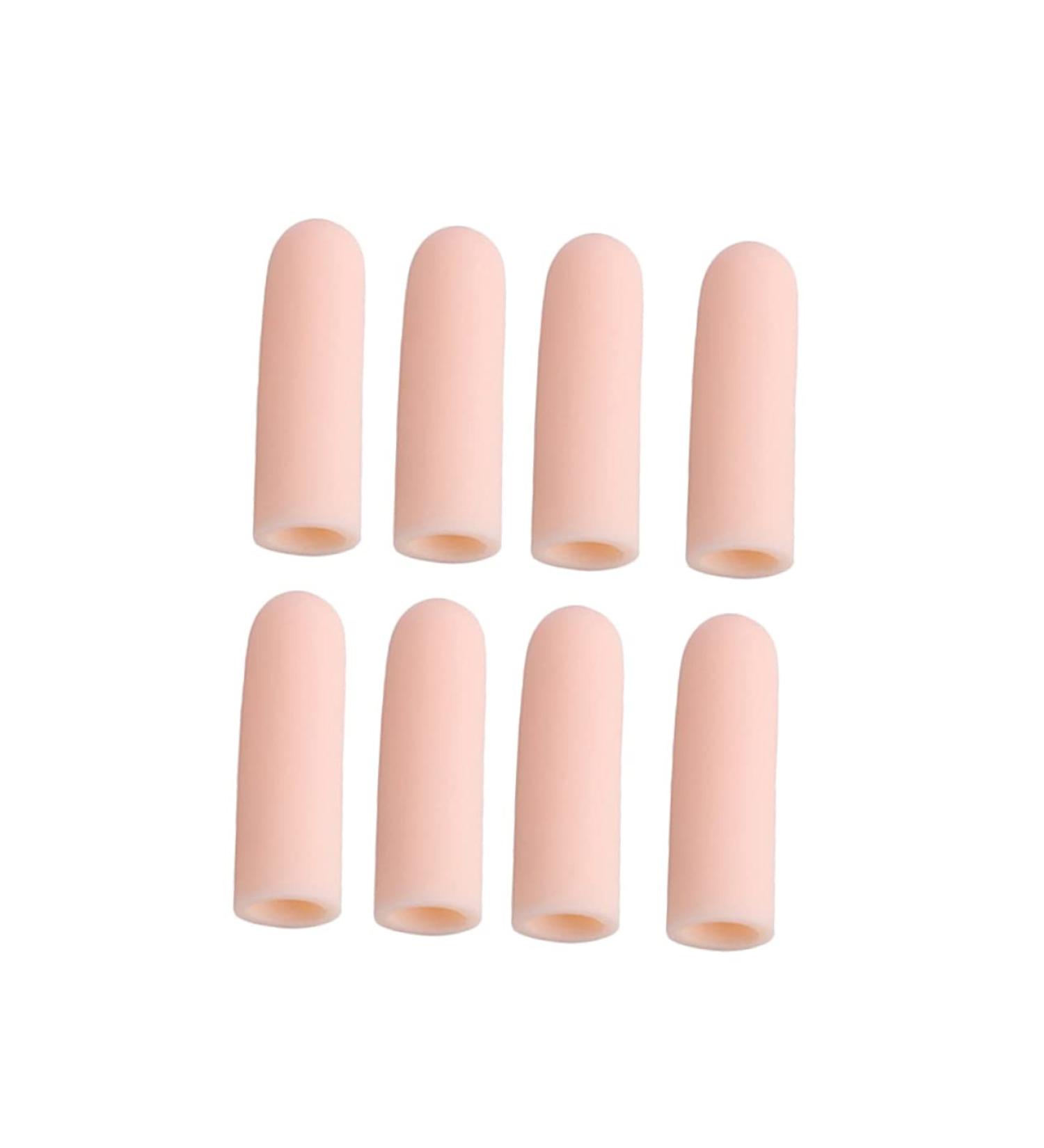 CLISPEED 8pcs Silicone Thumb & Toe Cushion Sleeve Set for Pain Relief - Invisible Protective Covers for Hammer Toe, Finger & Toe Caps - Buy Online on GoSupps.com