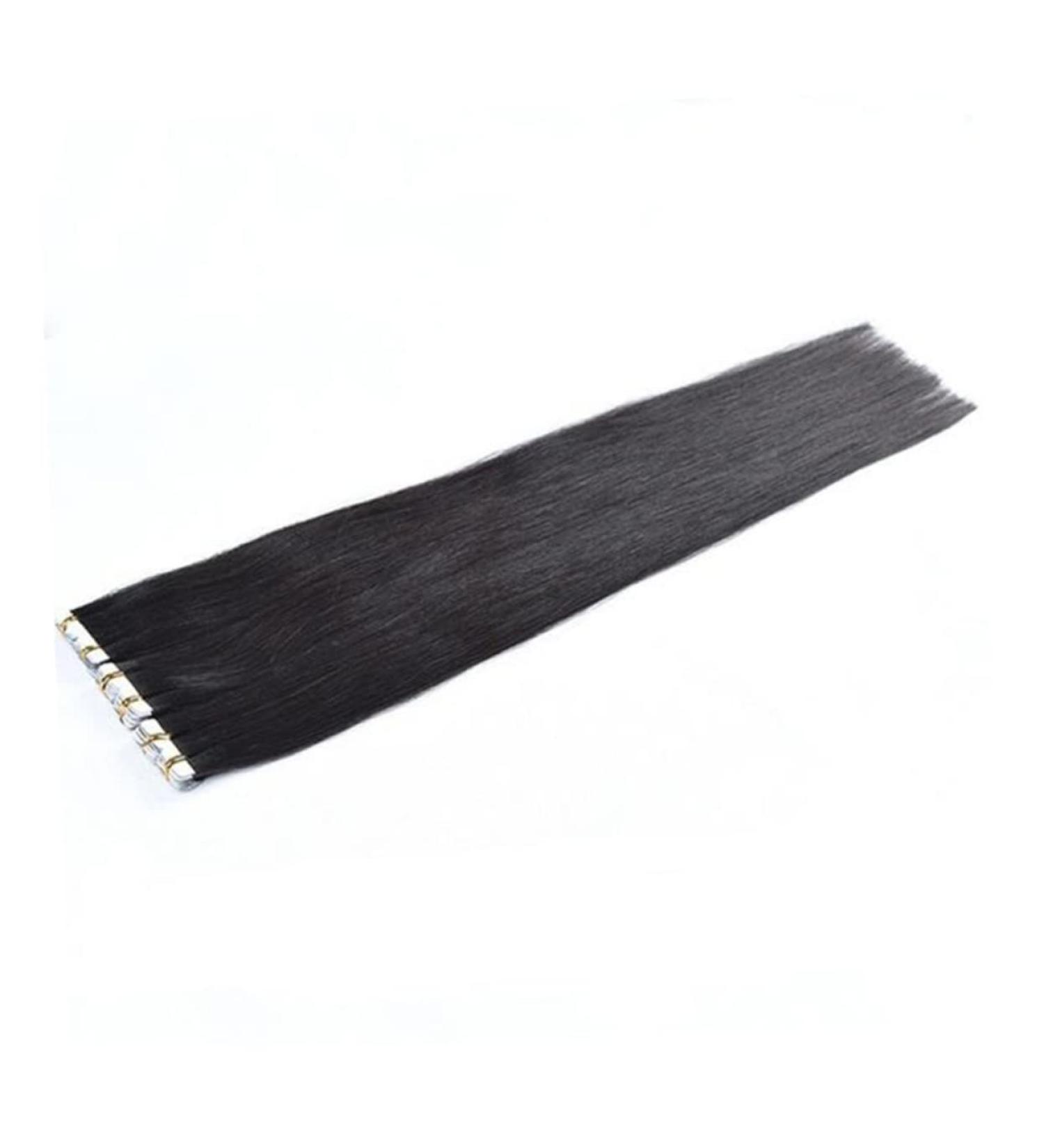 MAGICLULU Human Hair Extensions Tape Invisible Tape Extensions Tape Hair Extensions Human Hair Gothic+mirror Hair Claw Clips for Women Straight Glue Tape Women's Pipeline Hair Ring - Buy Online on GoSupps.com