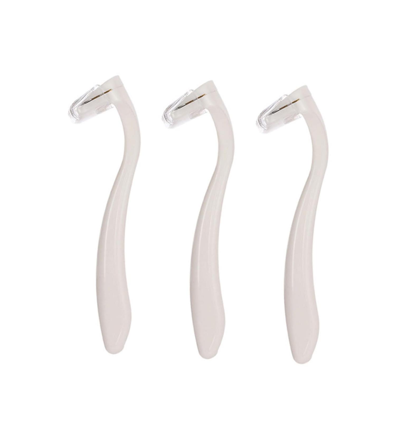 Fomiyes 3-St Razor - Professional Hair Removal Tool for Women | Rustproof Stainless Steel Face & Body Shaver - Buy Online on GoSupps.com