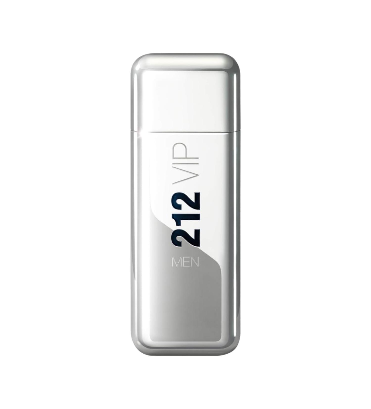 Carolina Herrera 212 VIP Men EDT Spray - Notes of Caviar Lime Ginger and Tonka Bean for a Fresh Woody Scent Fresh Mint 3.4 Fl Oz (Pack of 1) - Buy Online on GoSupps.com