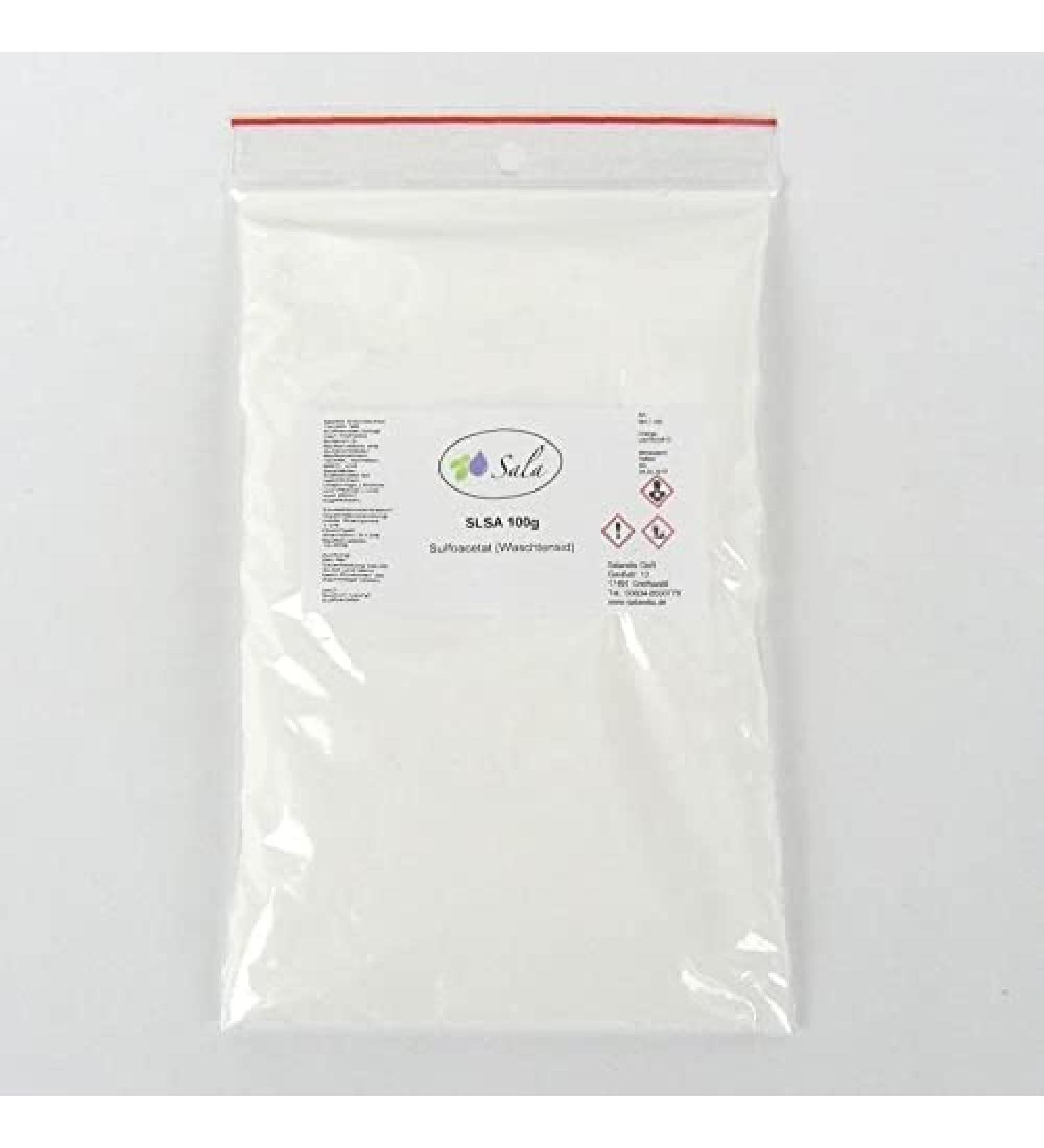 SALA SLSA Sulfoacetate Sodium Lauryl Sulfoacetate 100 g bag