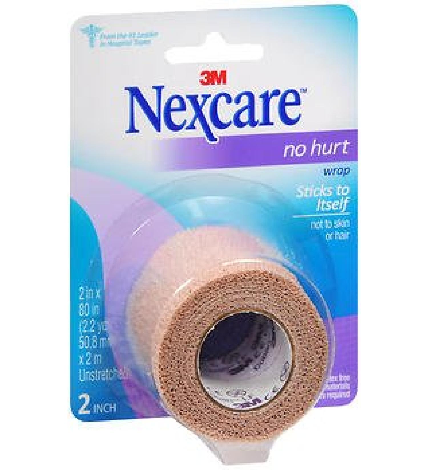 Nexcare No Hurt Wrap 2 in x 80 in - 1 Each Pack of 6