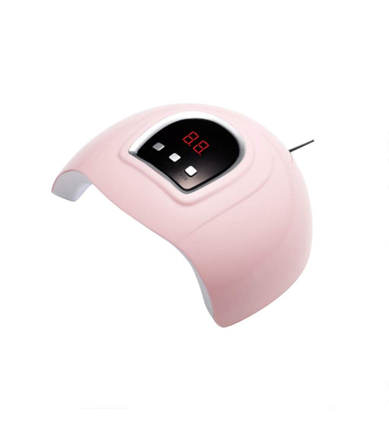 IHEHUA 54W LED UV Lamp for Gel Nails Nail Lamp Nail Dryer 60s 99s 120s Timer Infrared Sensor LCD Display Plus Anti-UV Gloves Gift Suitable for Manicure/Pedicure Home and Salon Pink - Buy Online on GoSupps.com