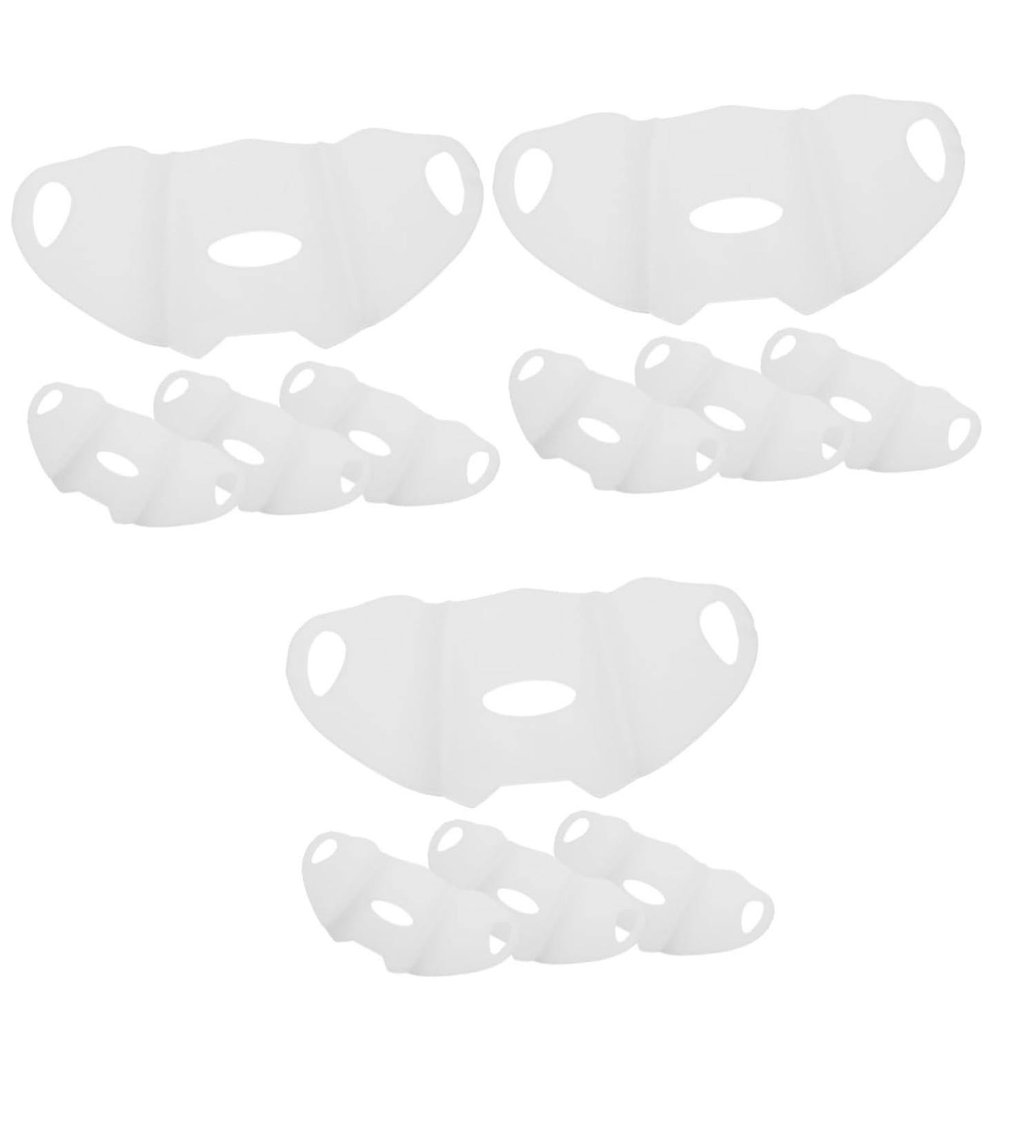 Toddmomy 12Pcs Waterproof Gel Facial Masques for Skin Care Elastic Summer Protection for Outdoor Activities Safe Durable for Women - Buy Online on GoSupps.com