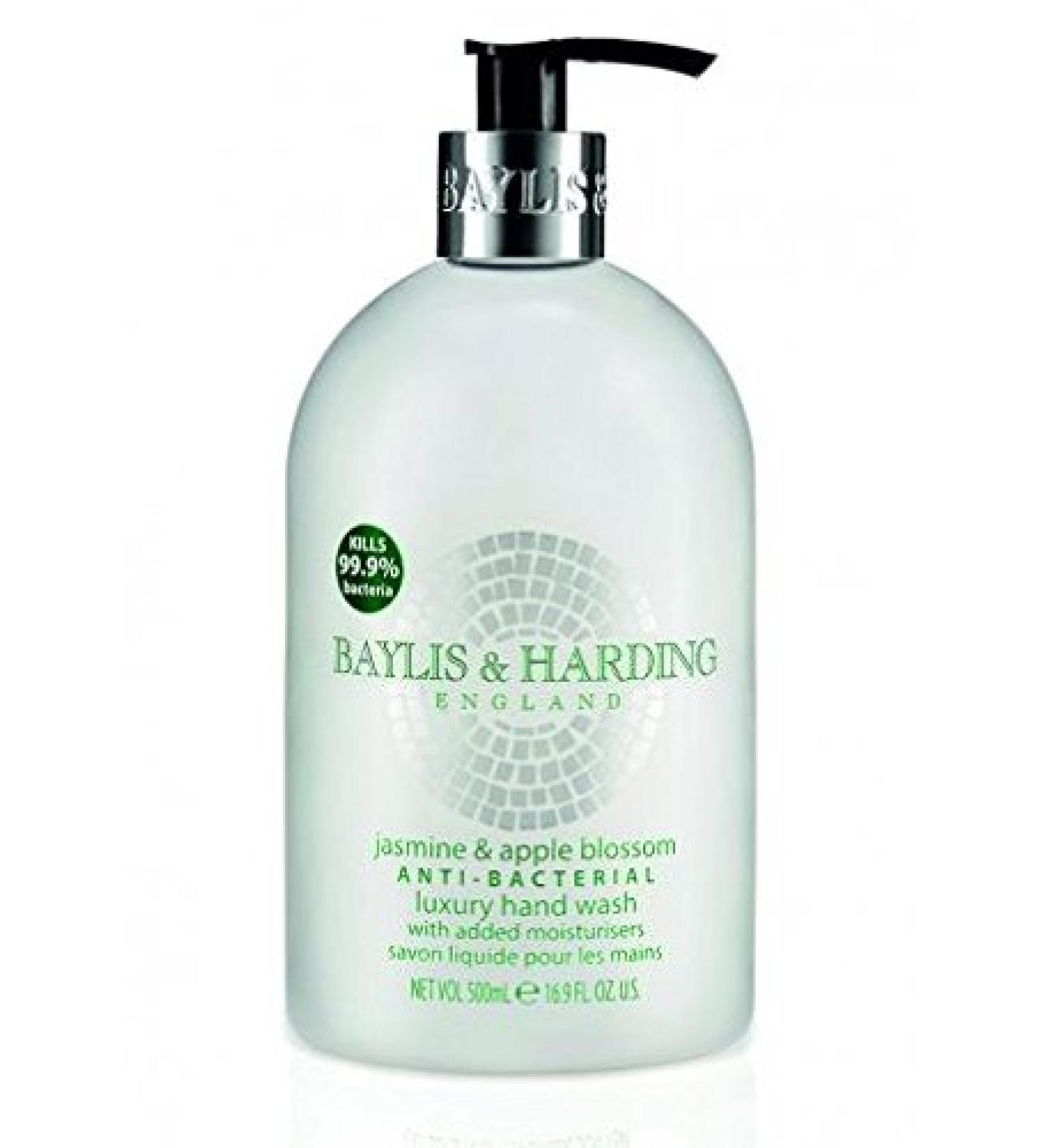 Baylis & Harding Luxury Anti-Bacterial Hand Wash 500ml - Jasmine & Apple Blossom