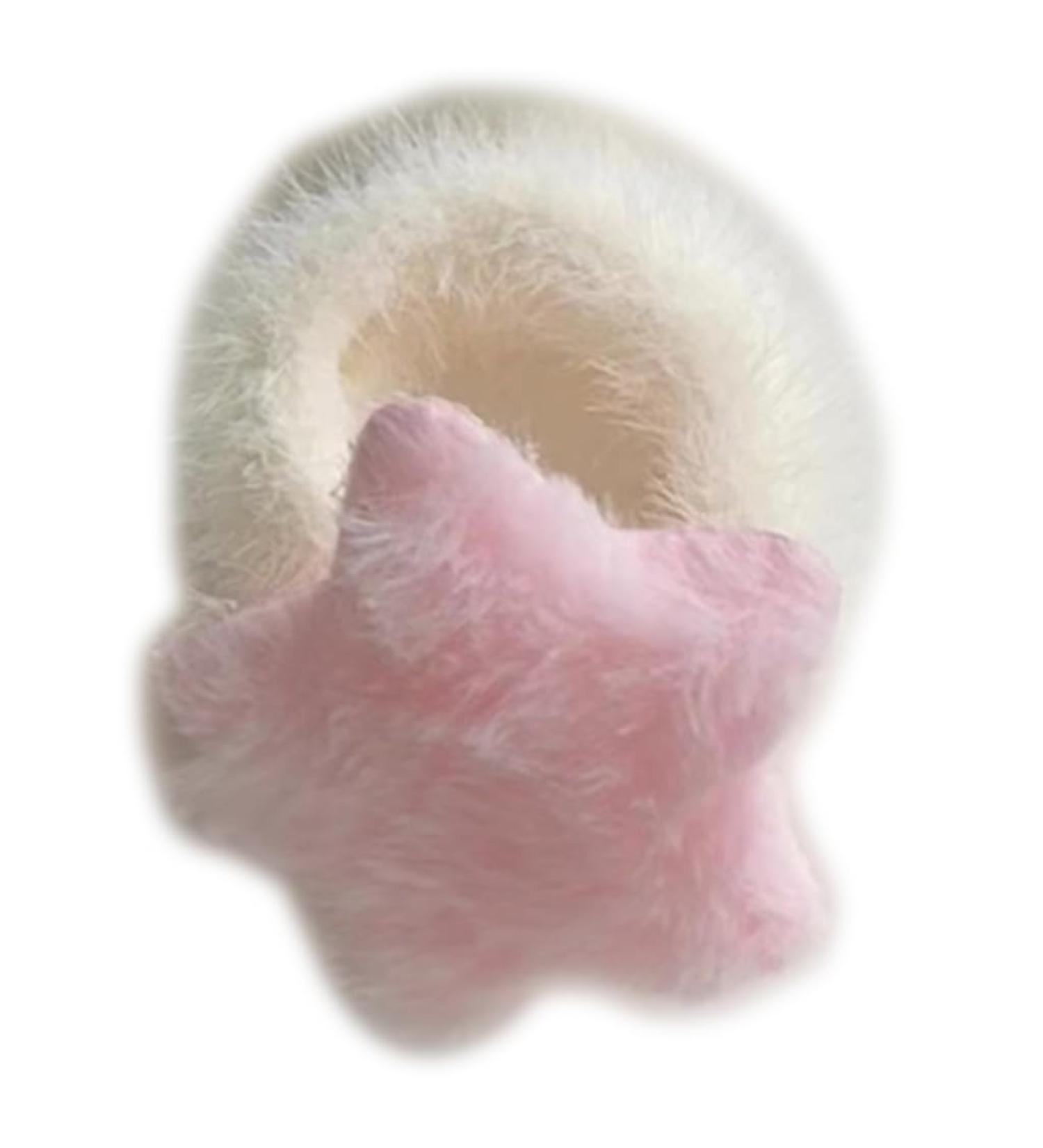 xbiez Cute Scrunchies Y2K Style Star Hair Tie Hair Rope Strong Hold Colorful Costume Star Hair Tie Scrunchie Hair Accessories Pink - Buy Online on GoSupps.com