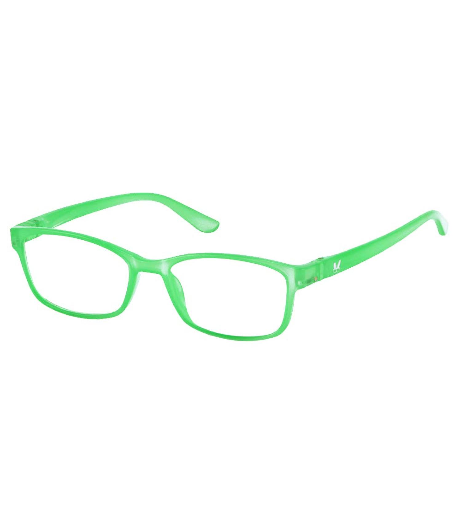 BUNNY EYEZ Ruthie Reading Glasses - Stylish Aqua Green Crystal 1.5x with Tiltable & Flippable Frame for Comfortable Reading - Buy Online on GoSupps.com