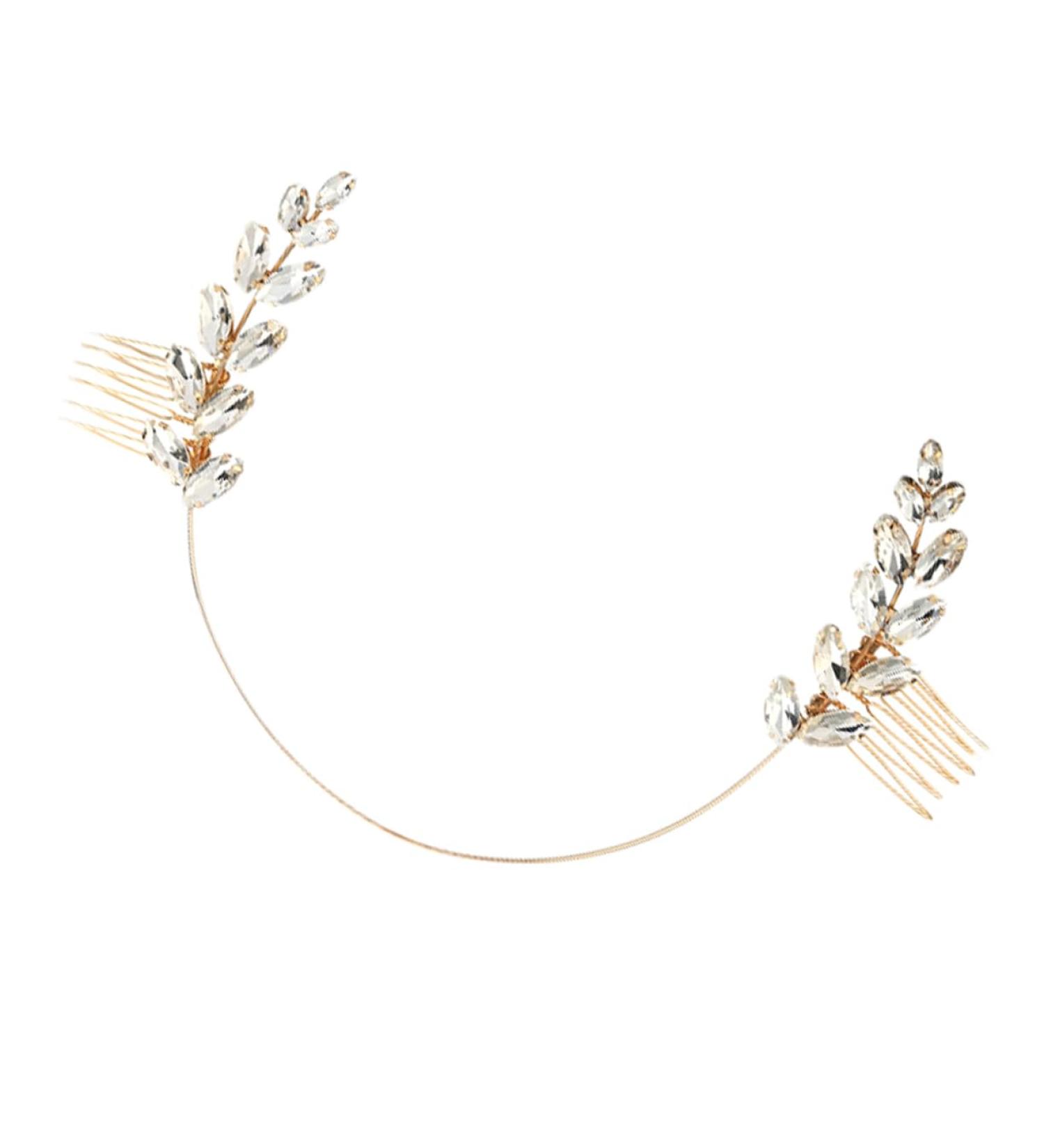 Didiseaon Rhinestone Hair Accessories Flower Girl Hair Accessory Rhinestone Headpiece Bridal Headdress Pearl Headpiece Bridal Headpiece Diamond Headpiece Comb Bridesmaid Wedding - Buy Online on GoSupps.com