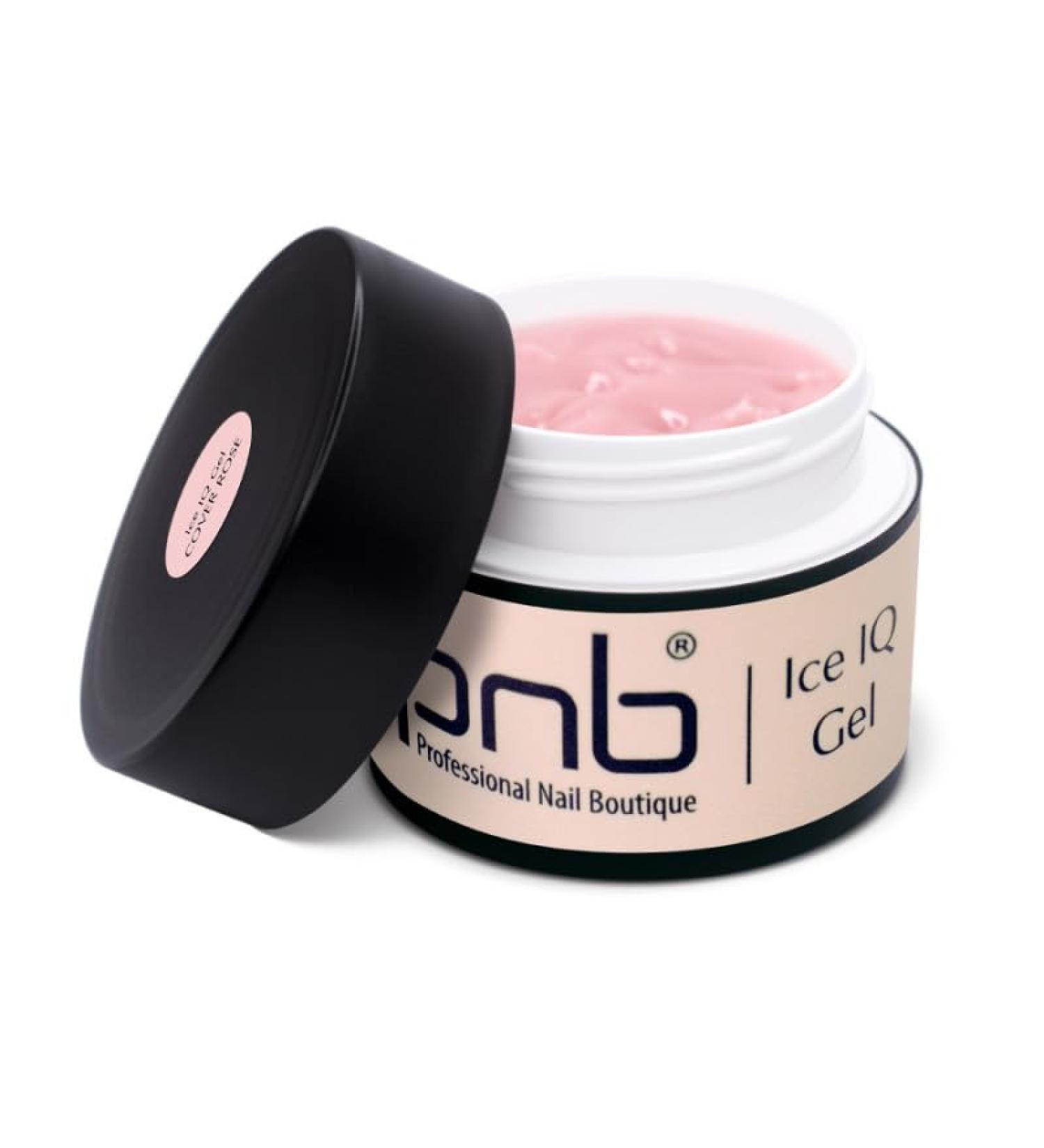PNB PNB Ice IQ Poly Gel Nail Polish for Professional Nail Art Strong and Flexible Easy to Use Durable and Easy to Shape Pink Coverage 50ml