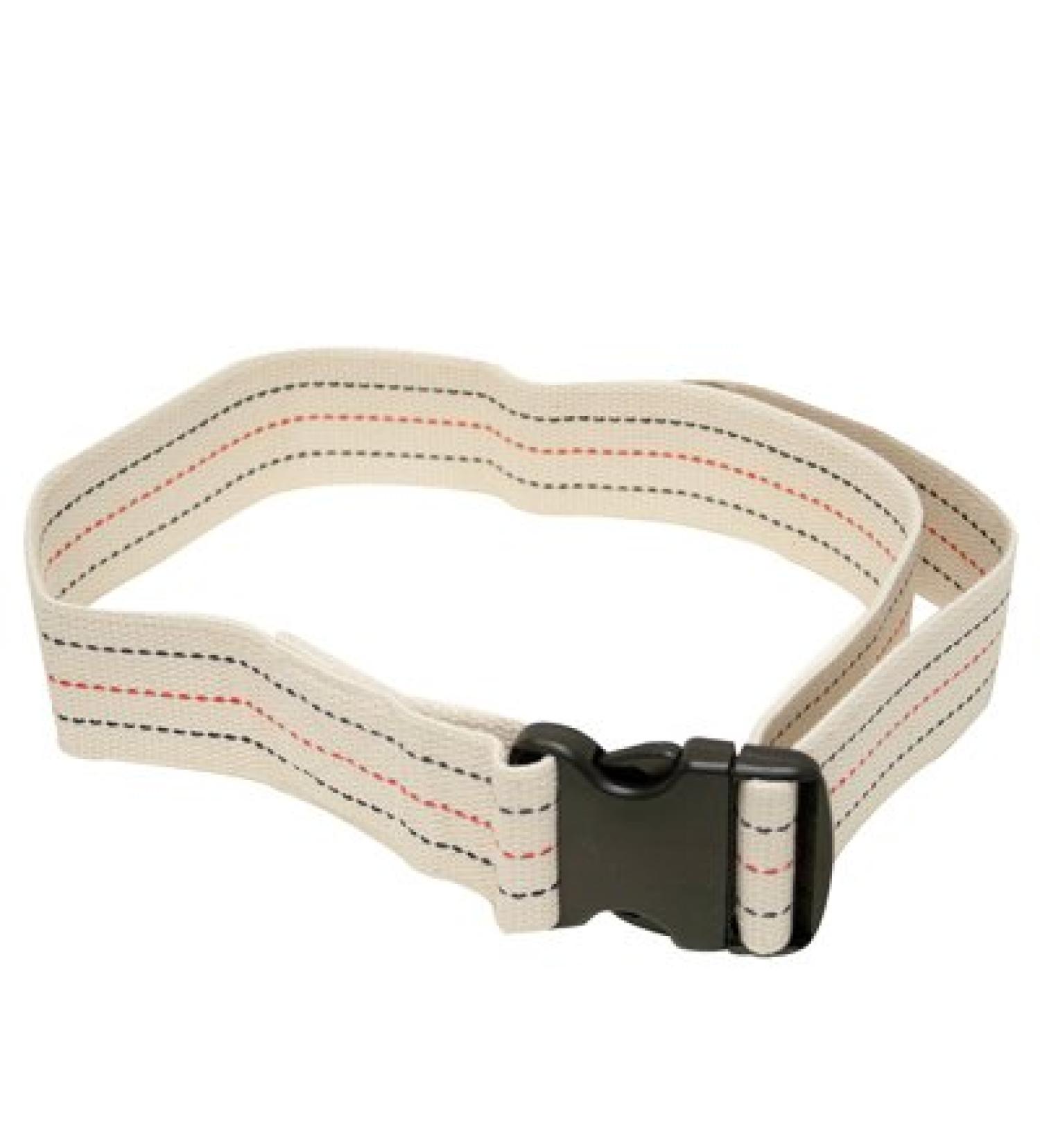 80416 Gait Belt with Quick Release Plastic Buckle 2" Width 54" Length 1 Stripe