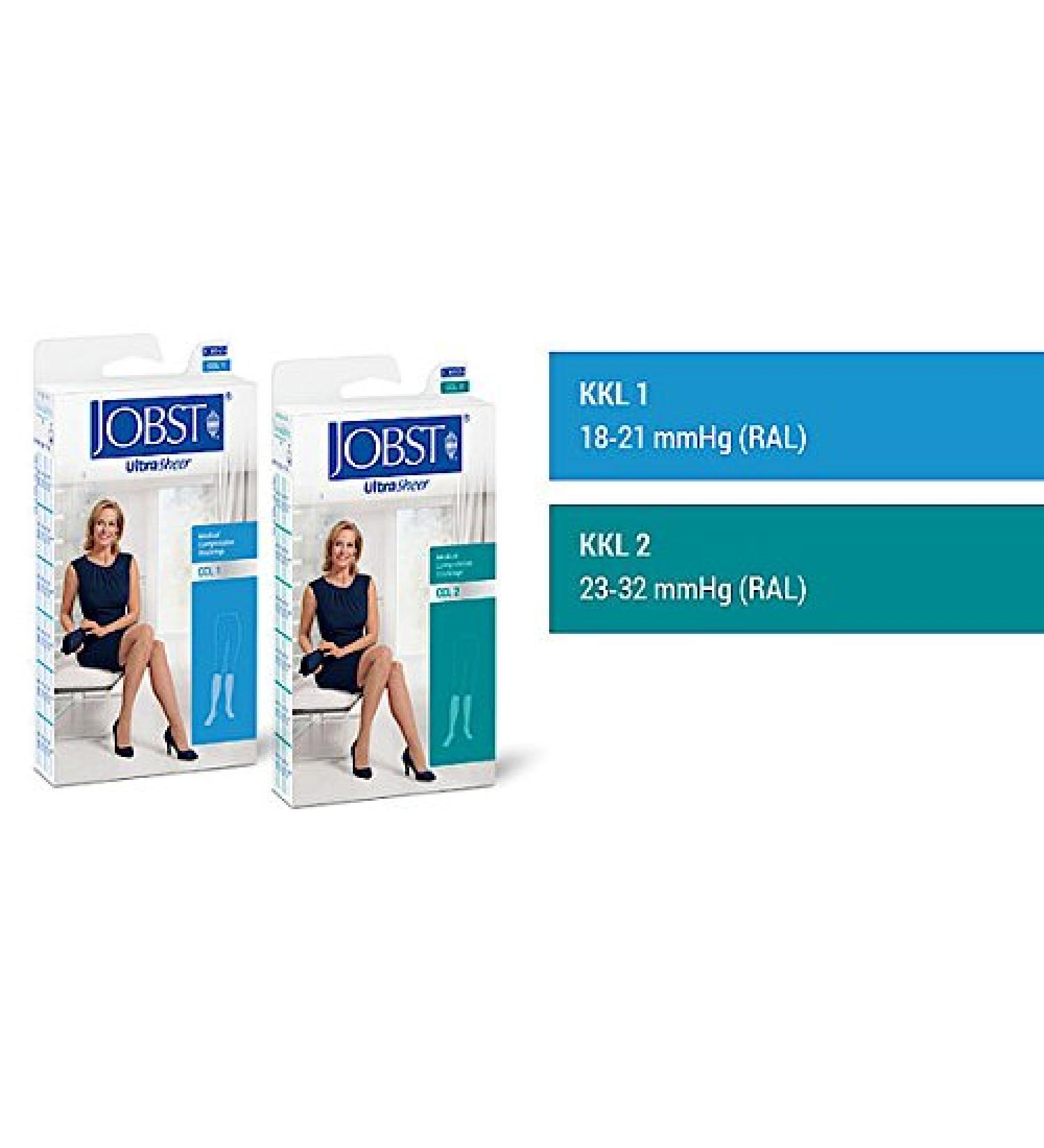 Shop Jobst Ultra Sheer Compression Thigh Stockings - Size III Natural Closed Tip Transparent & Breathable Design - Enhanced Comfort for Sensitive Skin - Buy Online on GoSupps.com