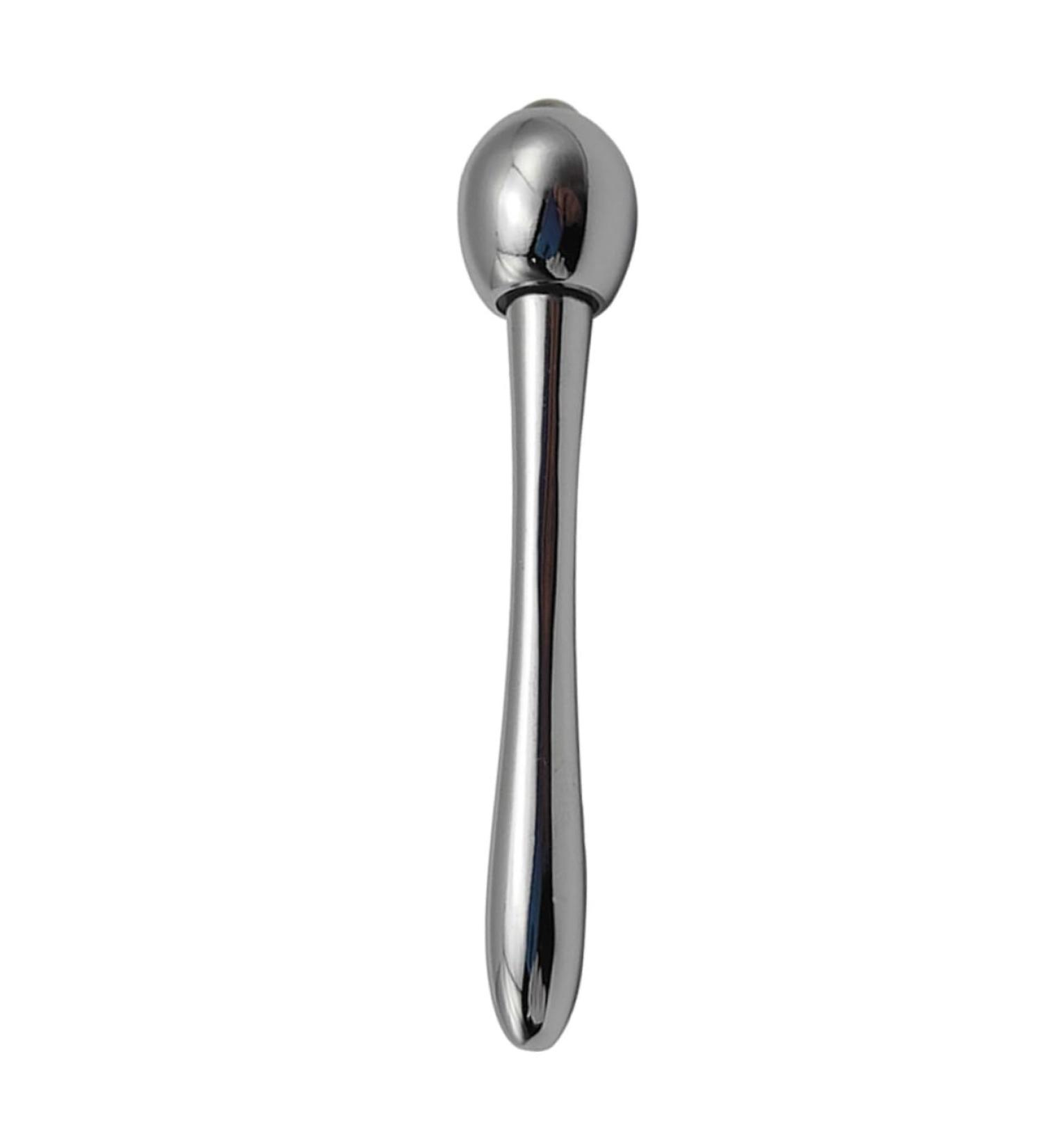 Minkissy Eye Cream Roller Ball Massage Stick - Skin Care Tool for Puffiness Relief & Brightening - 7.8x6cm Silver Eye Massager for Women - Buy Online on GoSupps.com