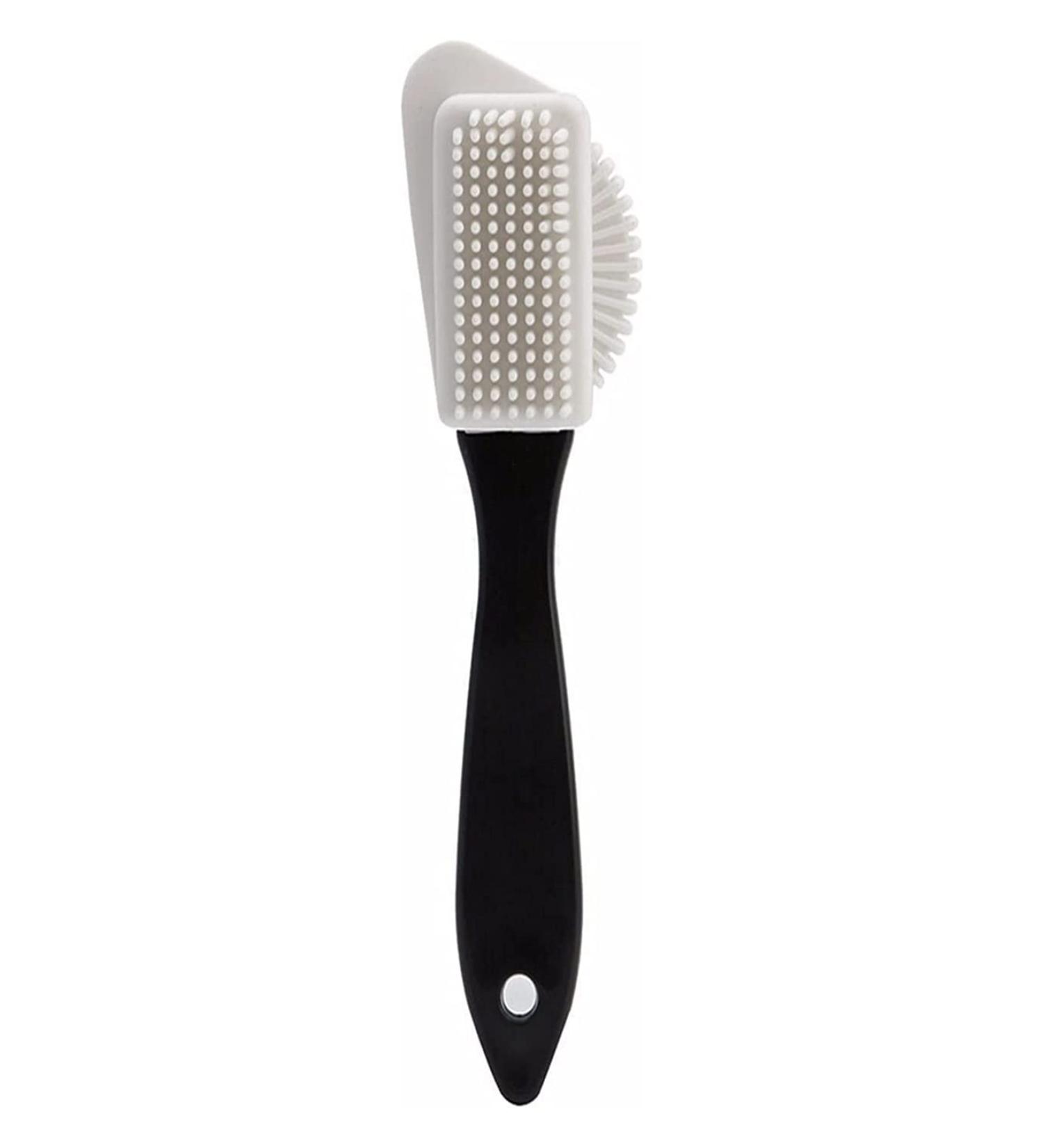 Home Shoes Brushes 1Pcs New S Shape Shoe Cleaner Wholesale Black 3 Side Cleaning Brush for Suede Nubuck Boot Shoes Bathroom Tool Brush Onecolor - Buy Online on GoSupps.com