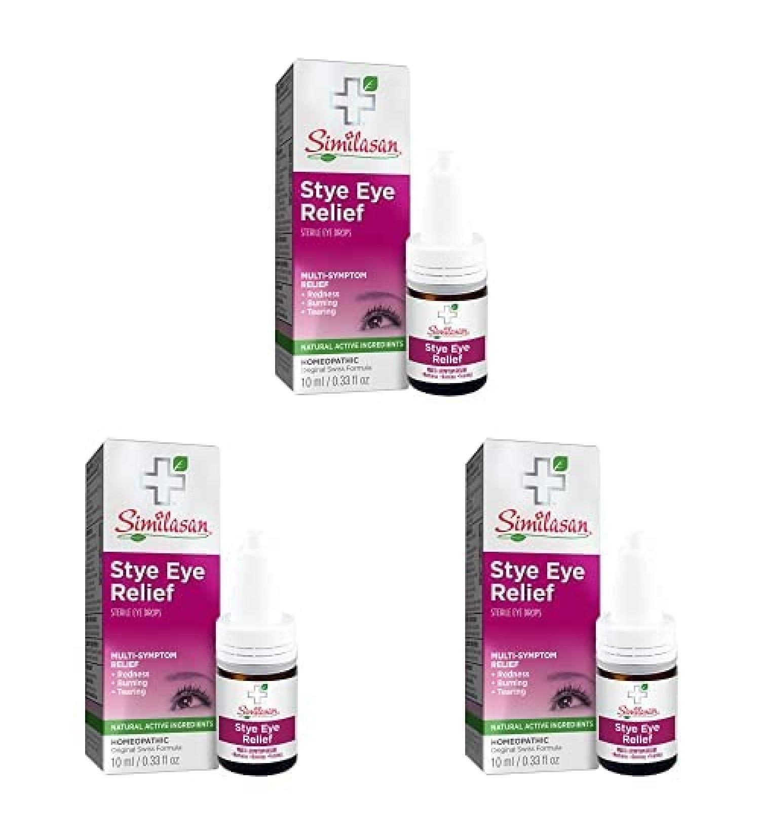 Similasan Stye Eye Relief Drops - 0.33 oz (Pack of 3) | Soothing Eye Care - Buy Online on GoSupps.com