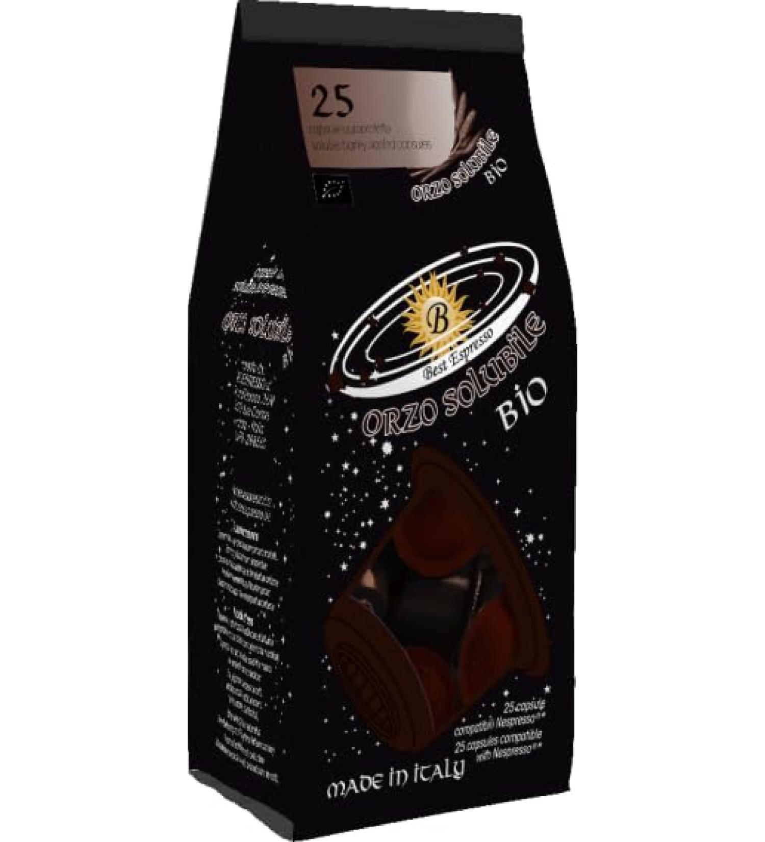BEST ESPRESSO x25 Organic Orzo Coffee Compatible with Nespresso