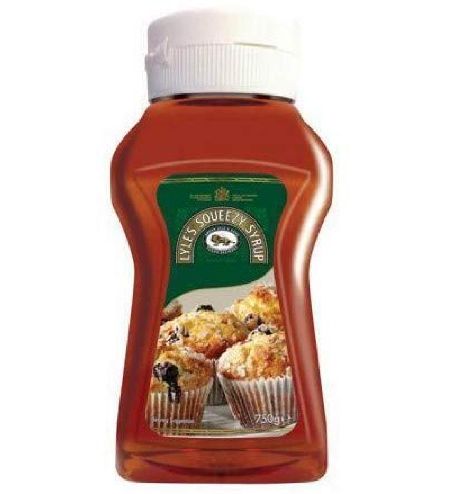 Lyle's Golden Syrup 750g | Easy Flow Squeezy Bottle | Breakfast Spread Pancakes | Gluten Free | Vegan