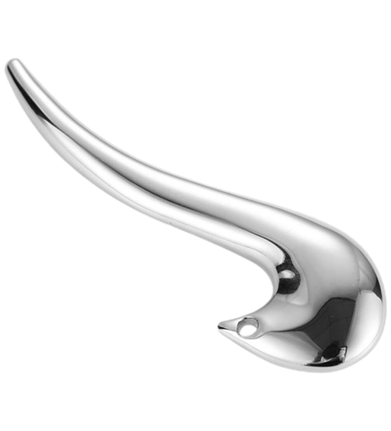 Gua Sha Stainless Steel Massage Device - Facial Scrub for Eye Swelling & Folds | Facelifting Tool - Buy Online on GoSupps.com