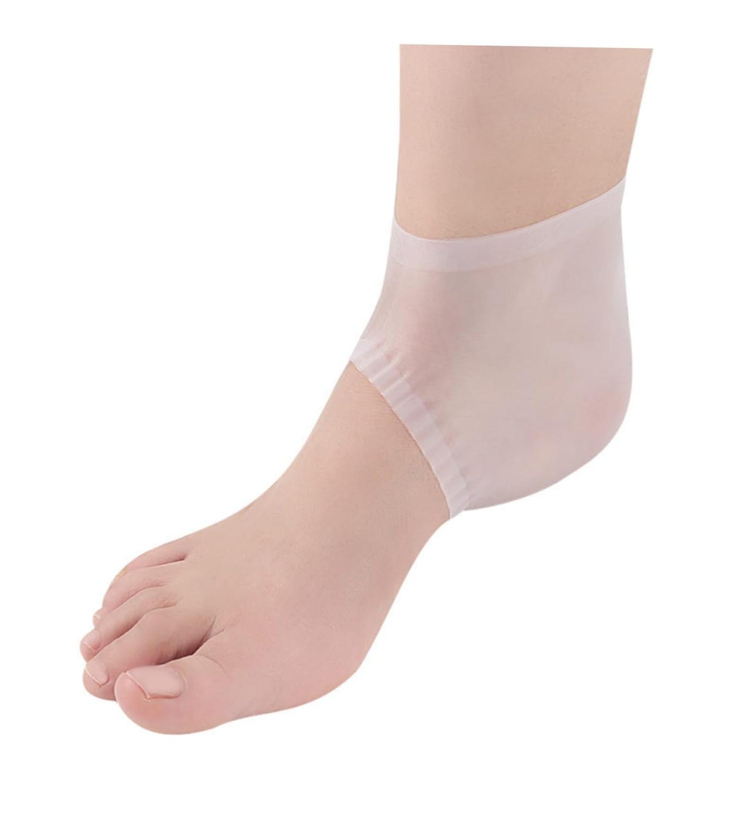 minkissy 1 Pair Silicone Gel Moisturizing Socks Breathable Socks for Men& Women Anti- Slip Silicone Feet Heel Socks Silicone Heel Sleeves Silicone Gel Socks Antichapping Socks Repair Insole - Buy Online on GoSupps.com