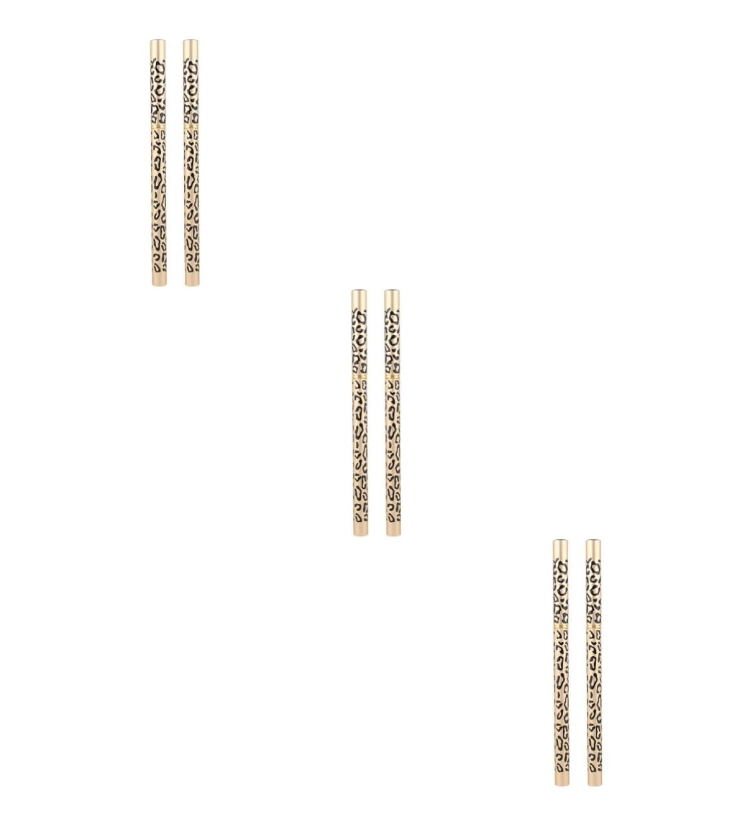 minkissy 6Pcs Double Head Eyebrow Pencil Waterproof Eyeliner Waterproof Eyebrow Pencil Barber Pencil Kit for Eyebrow Stamping Filler Bamboo Miniature Madam - Buy Online on GoSupps.com